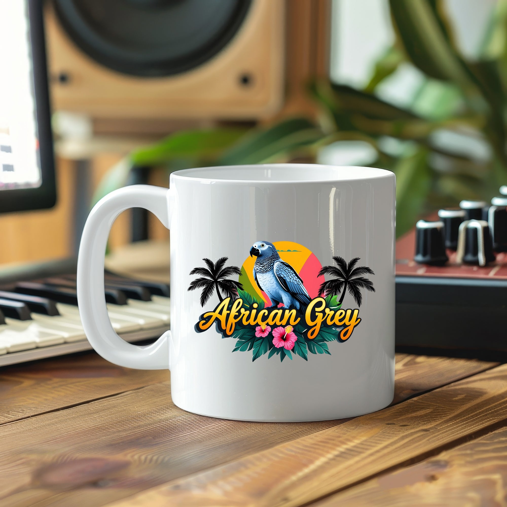 African Grey Mug