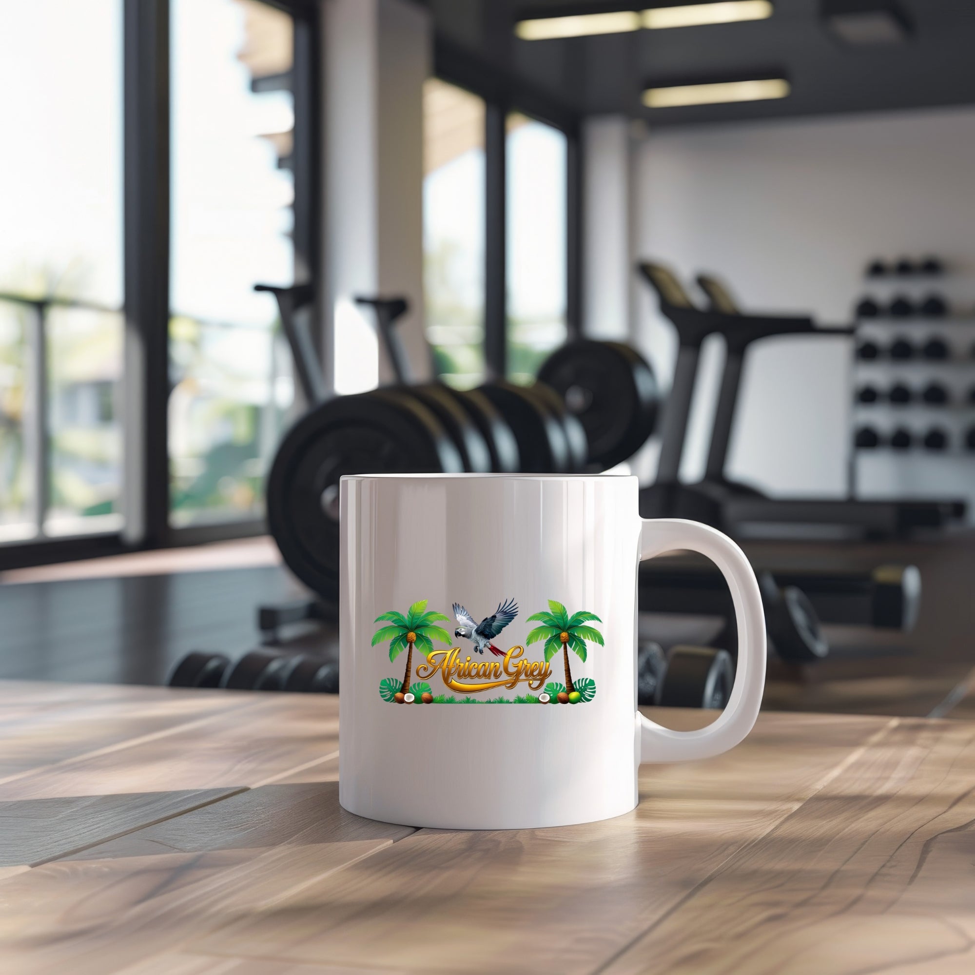 African Grey Mug