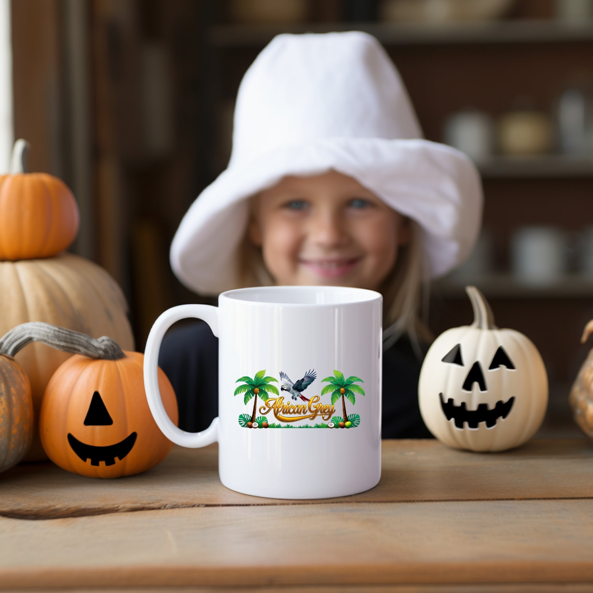 African Grey Mug