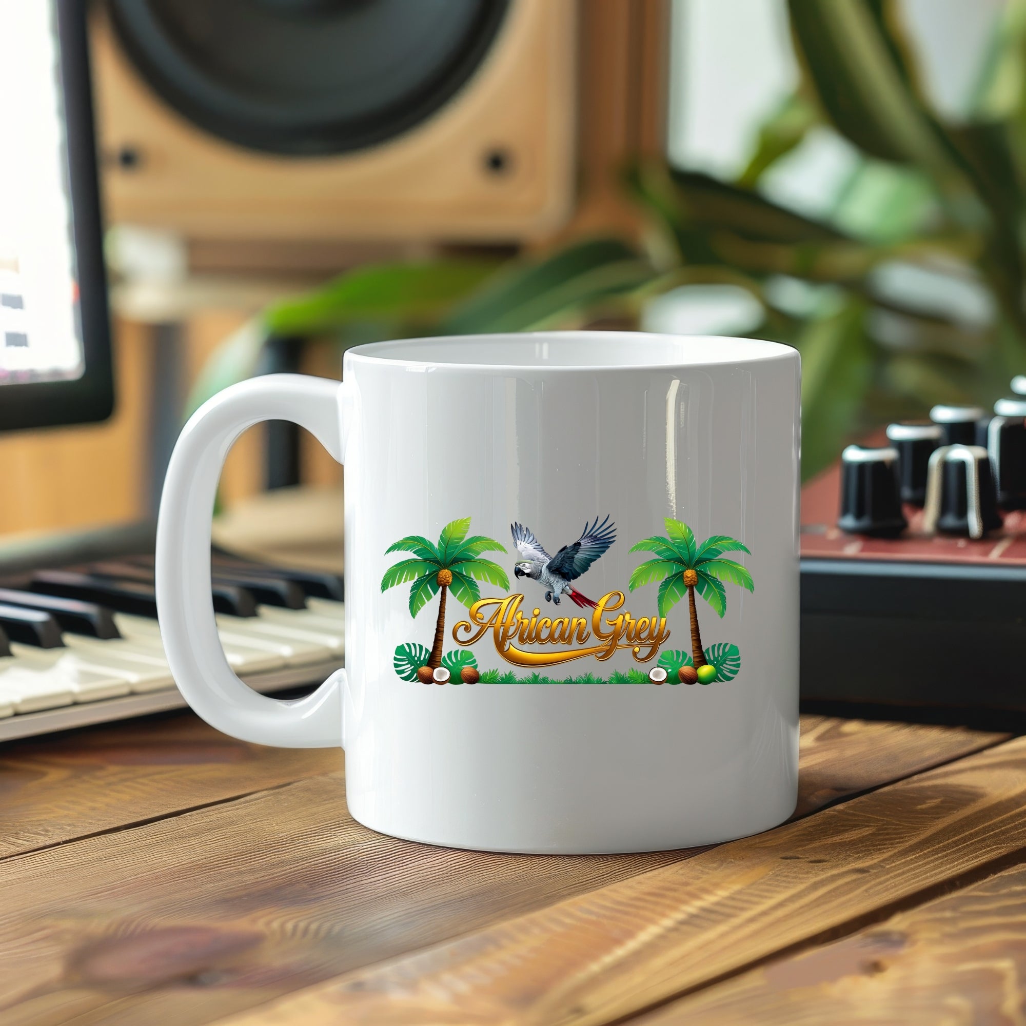 African Grey Mug