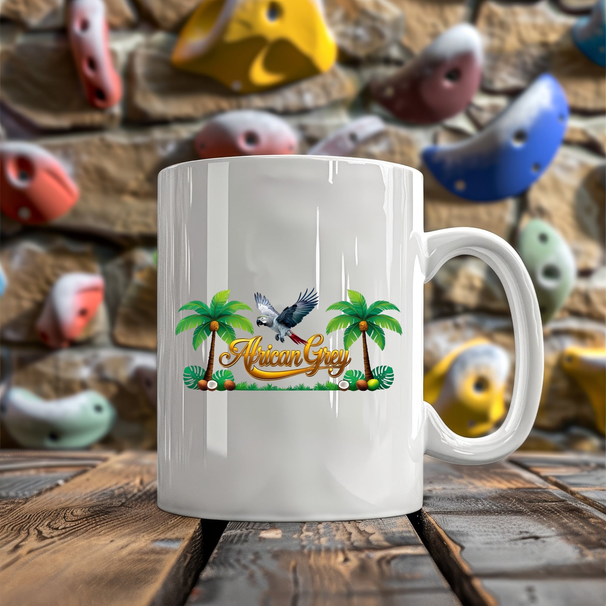 African Grey Mug