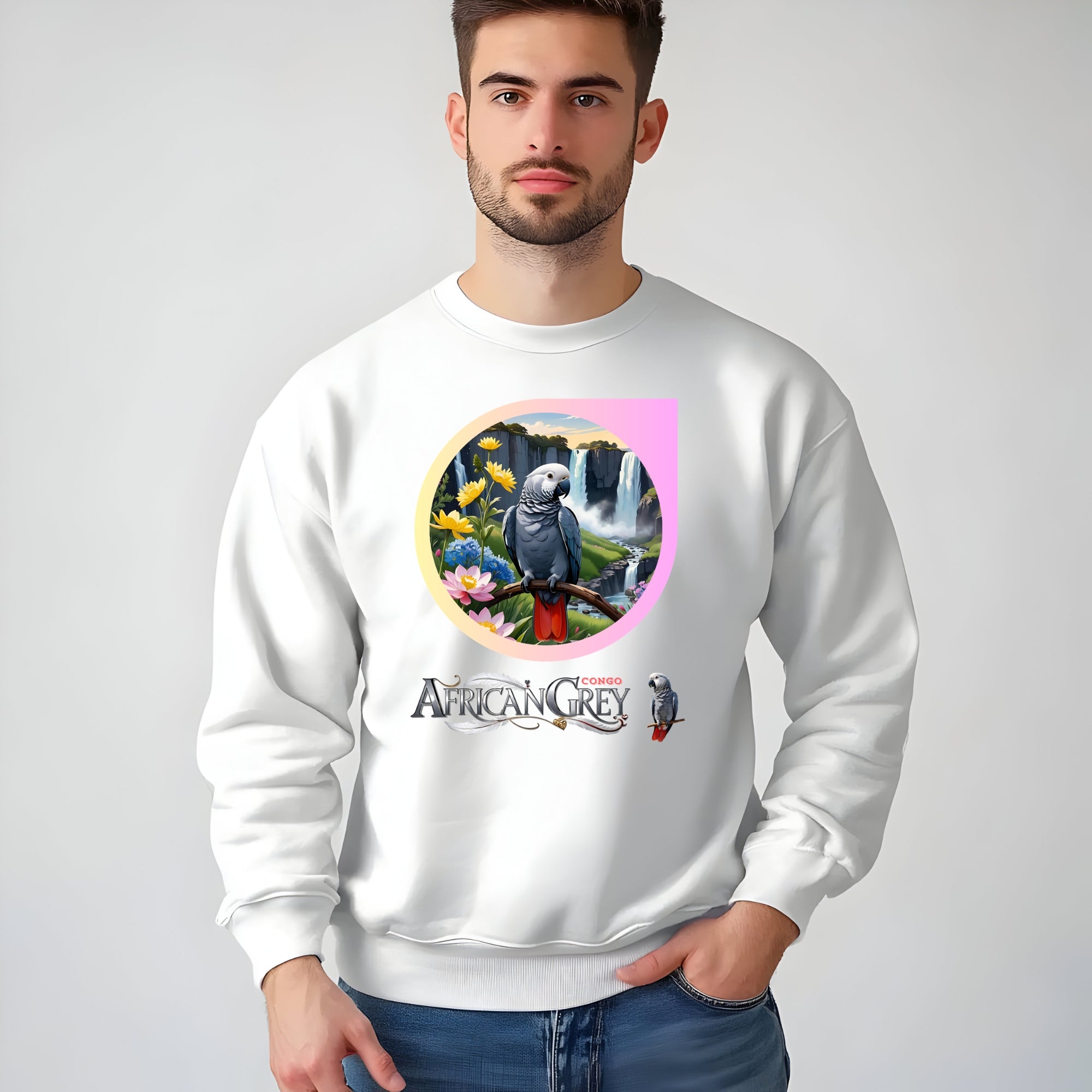 African Grey Congo Sweatshirt