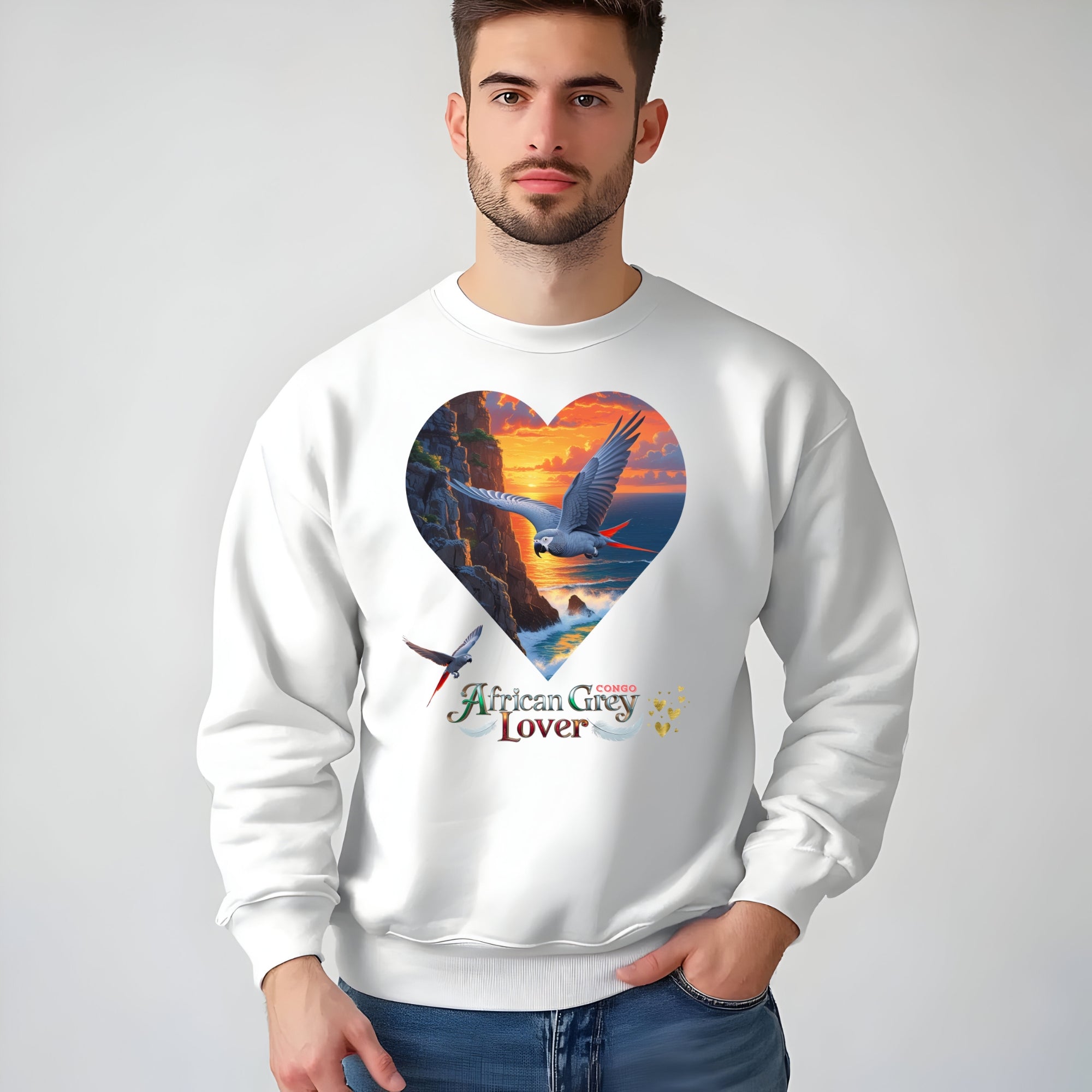 African Grey Sweatshirt