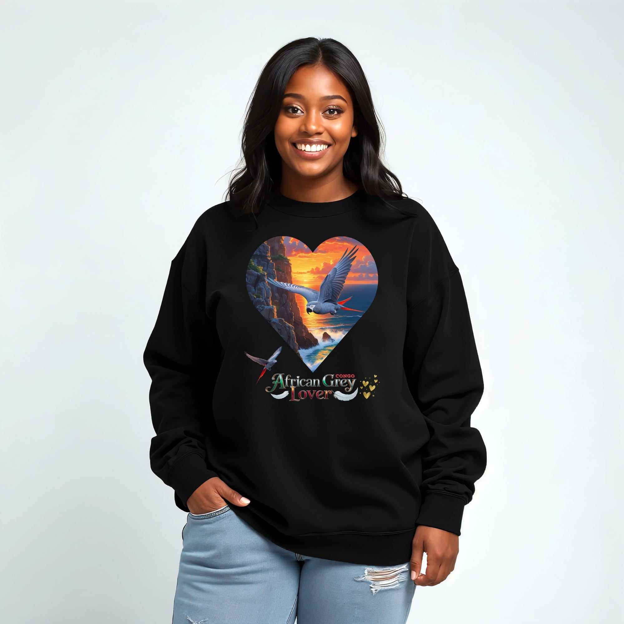 African Grey Sweatshirt