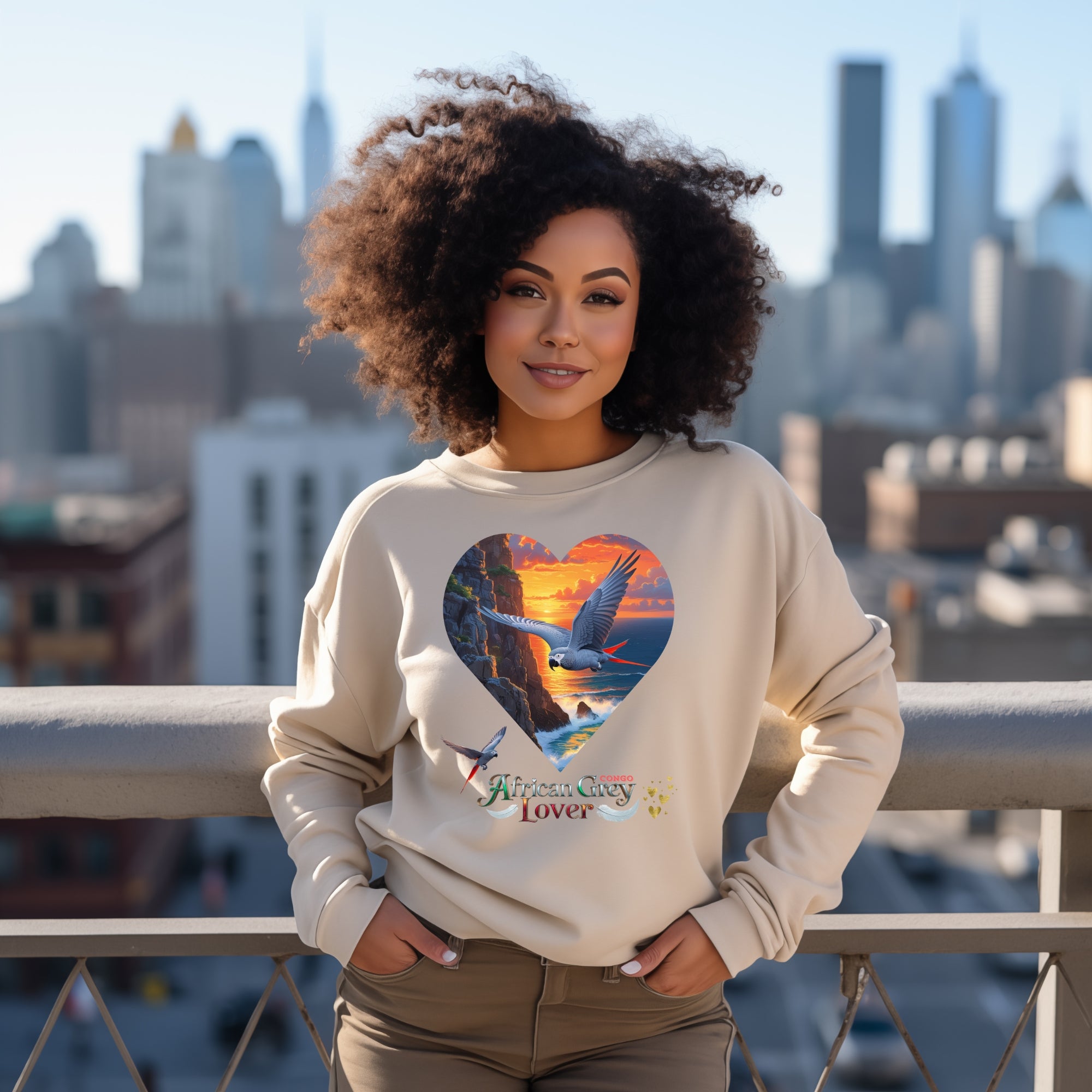 African Grey Sweatshirt