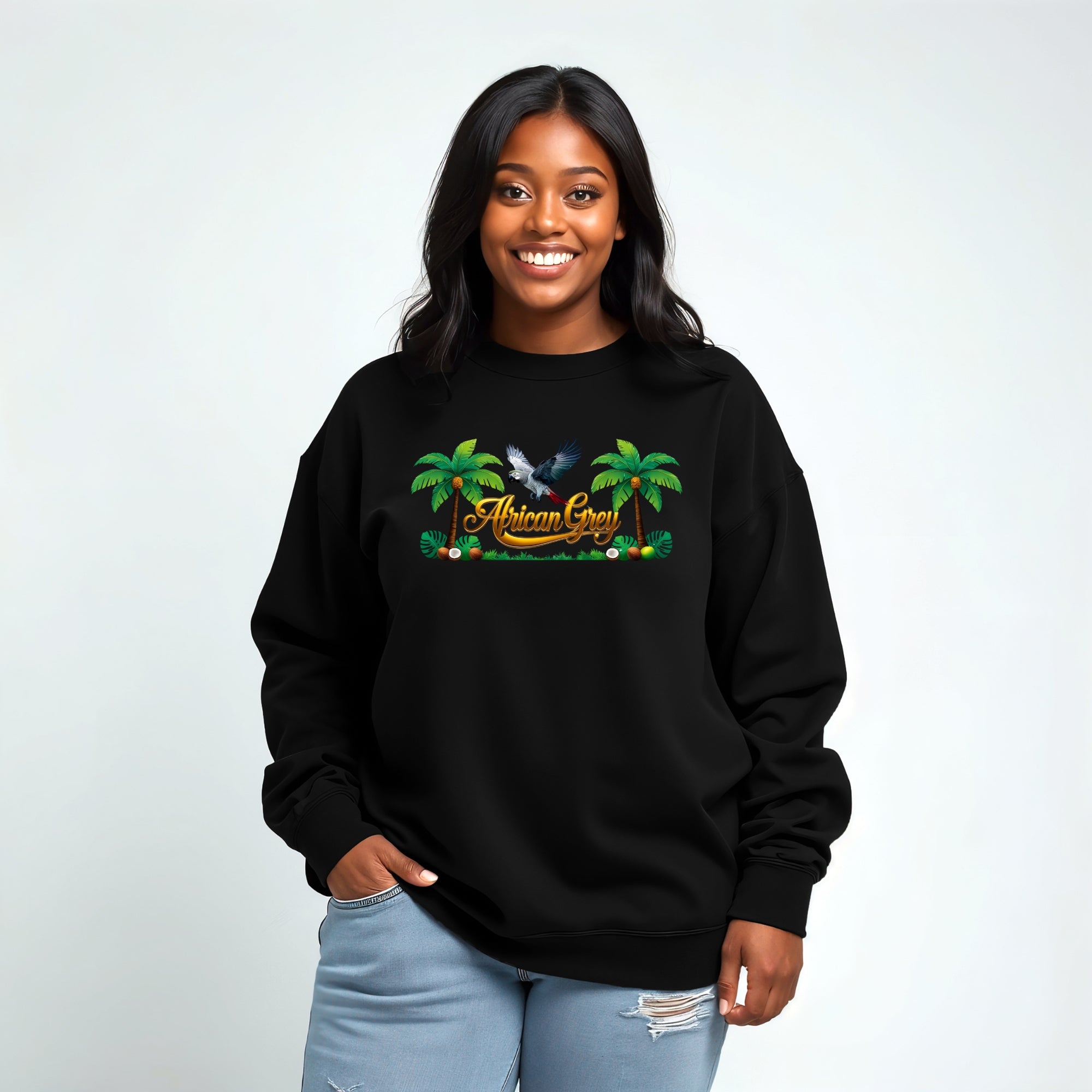 African Grey Sweatshirt