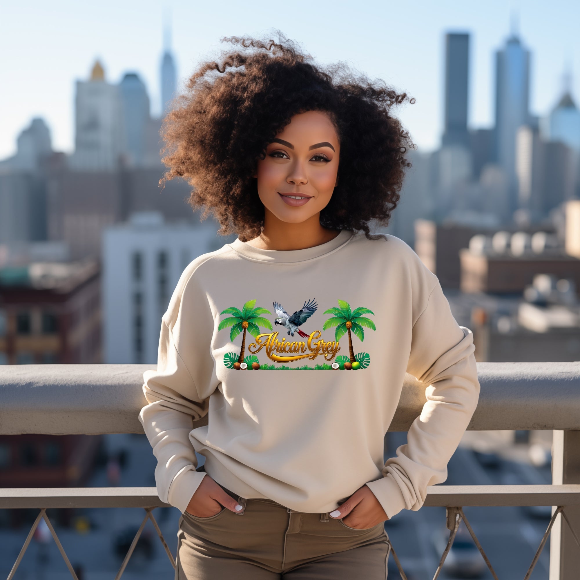 African Grey Sweatshirt