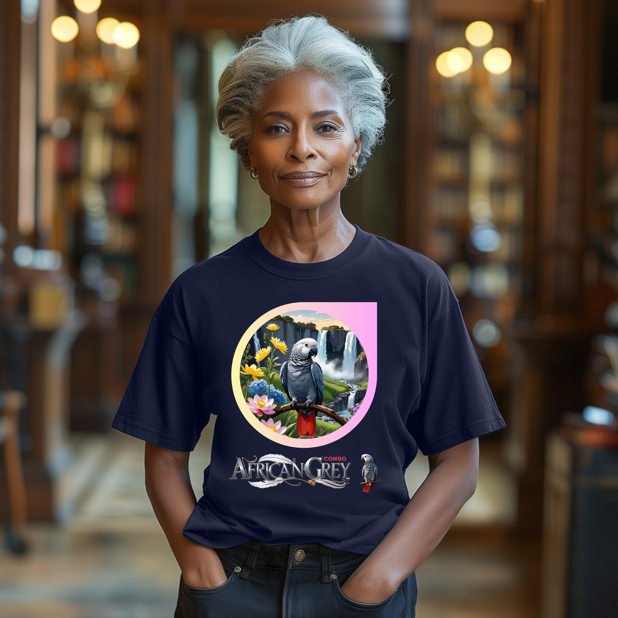 African Grey Congo T-Shirt