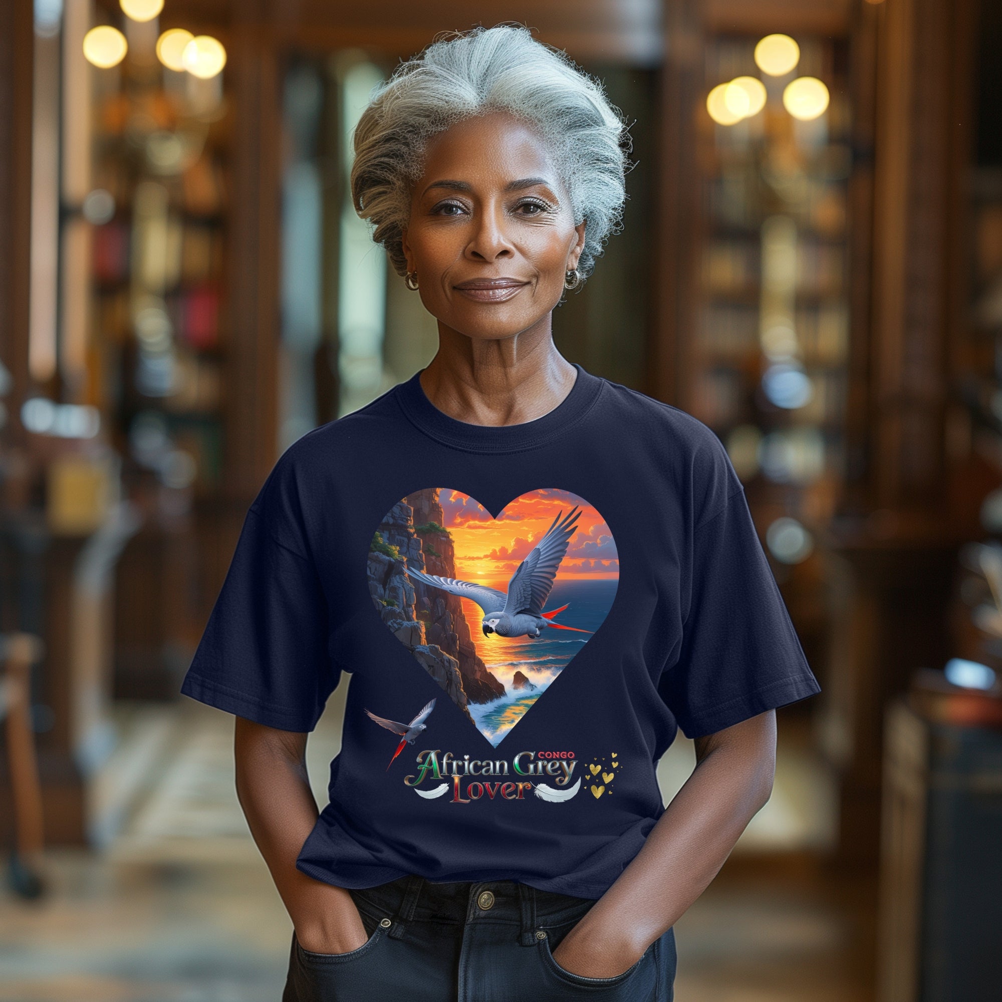 African Grey Congo Lover T-Shirt