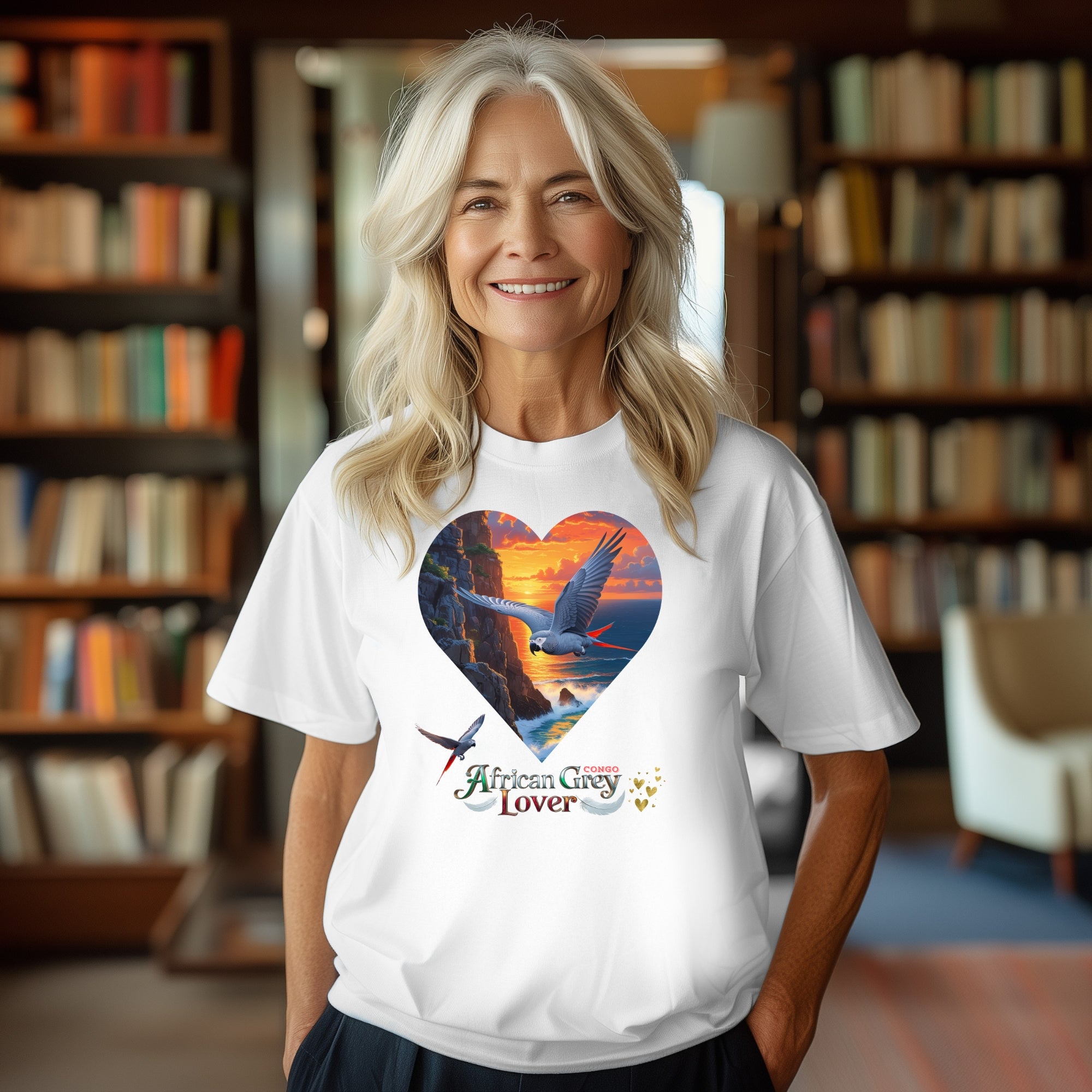 African Grey Congo Lover T-Shirt