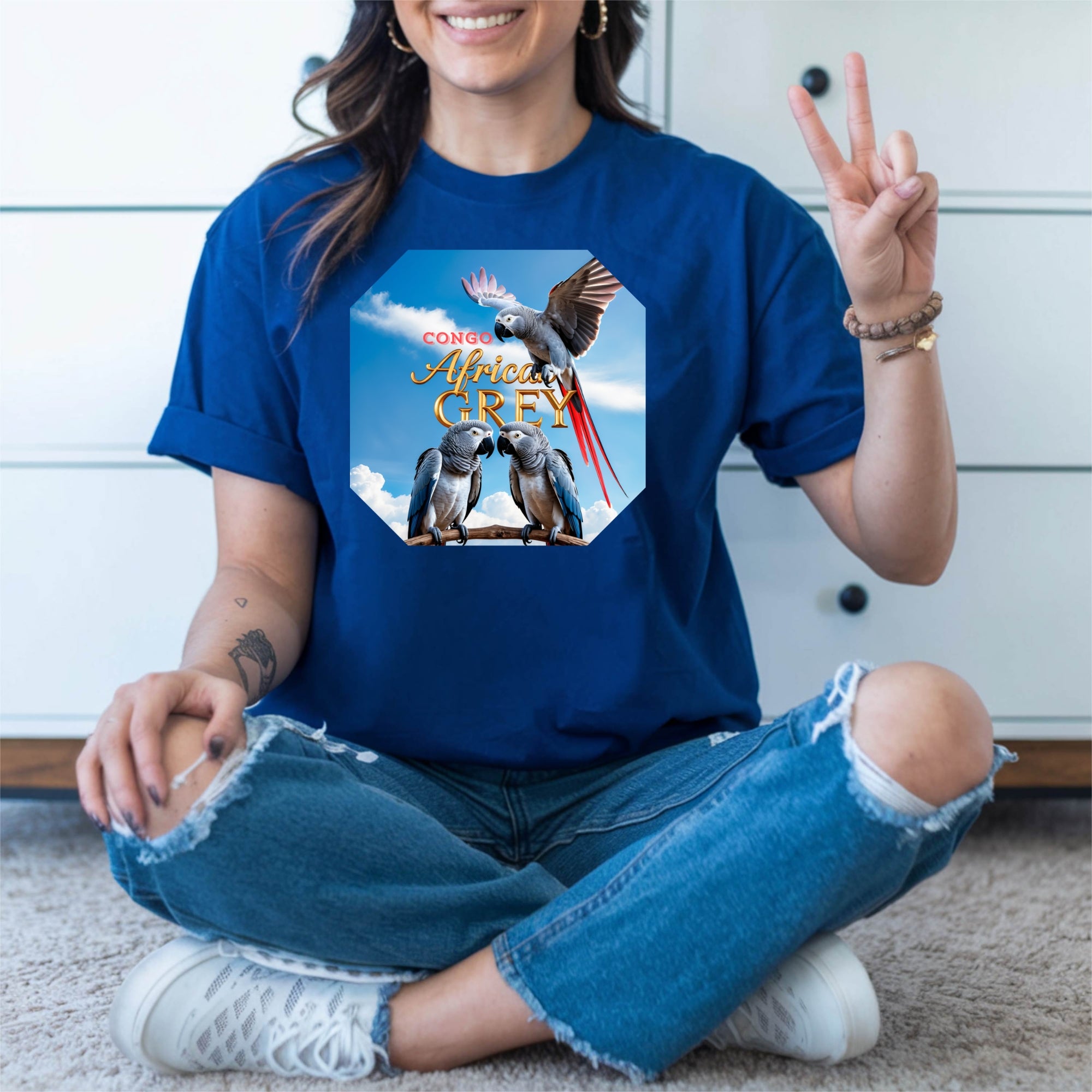 African Grey Congo T-Shirt