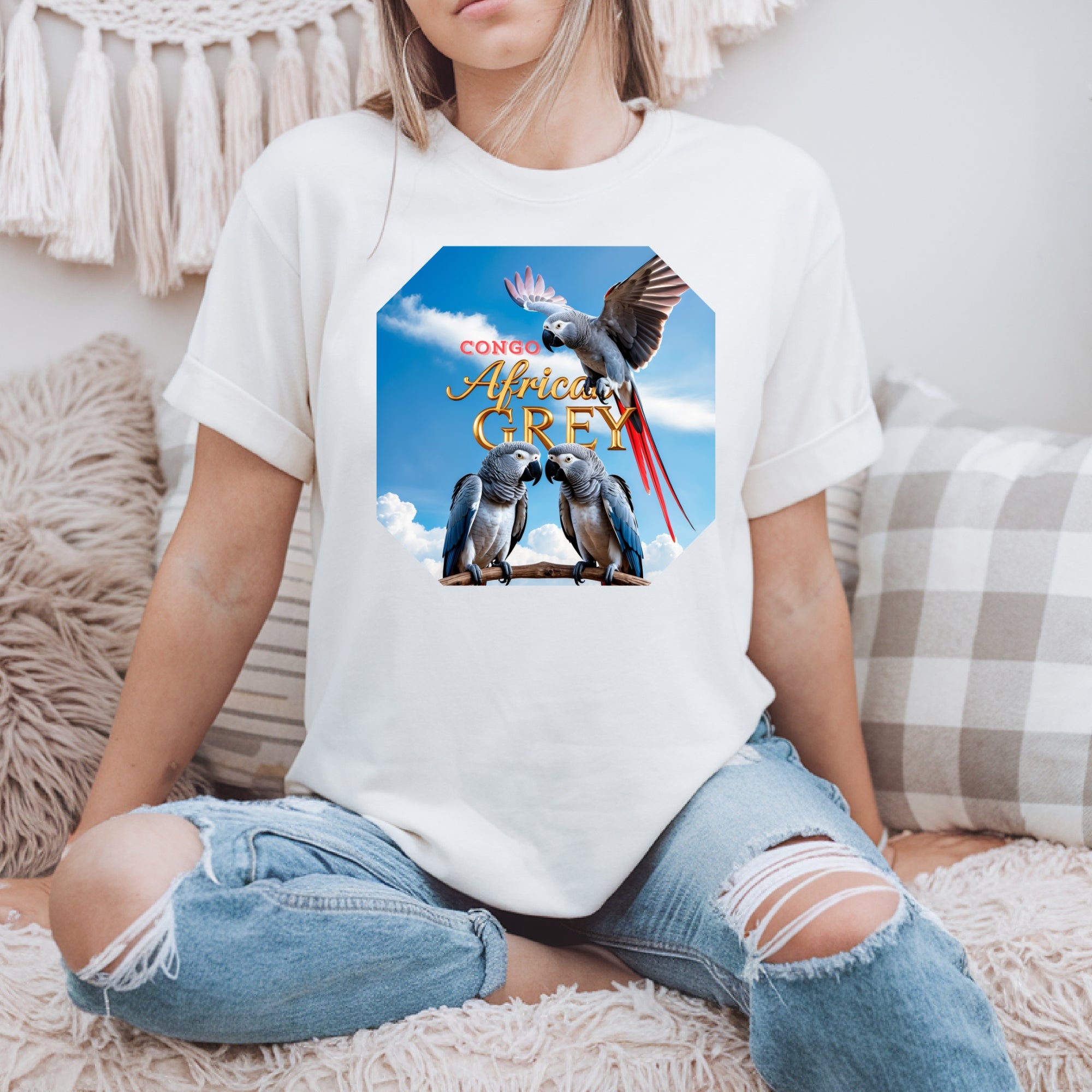 African Grey Congo T-Shirt