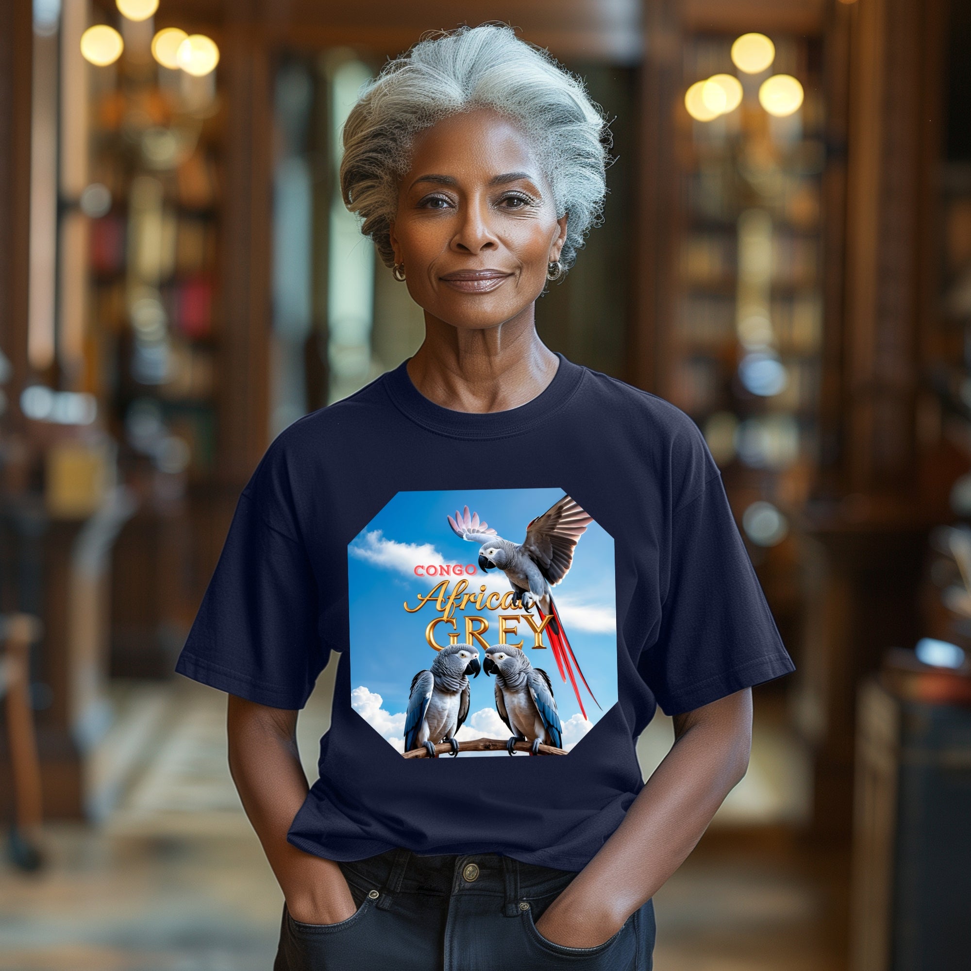 African Grey Congo T-Shirt