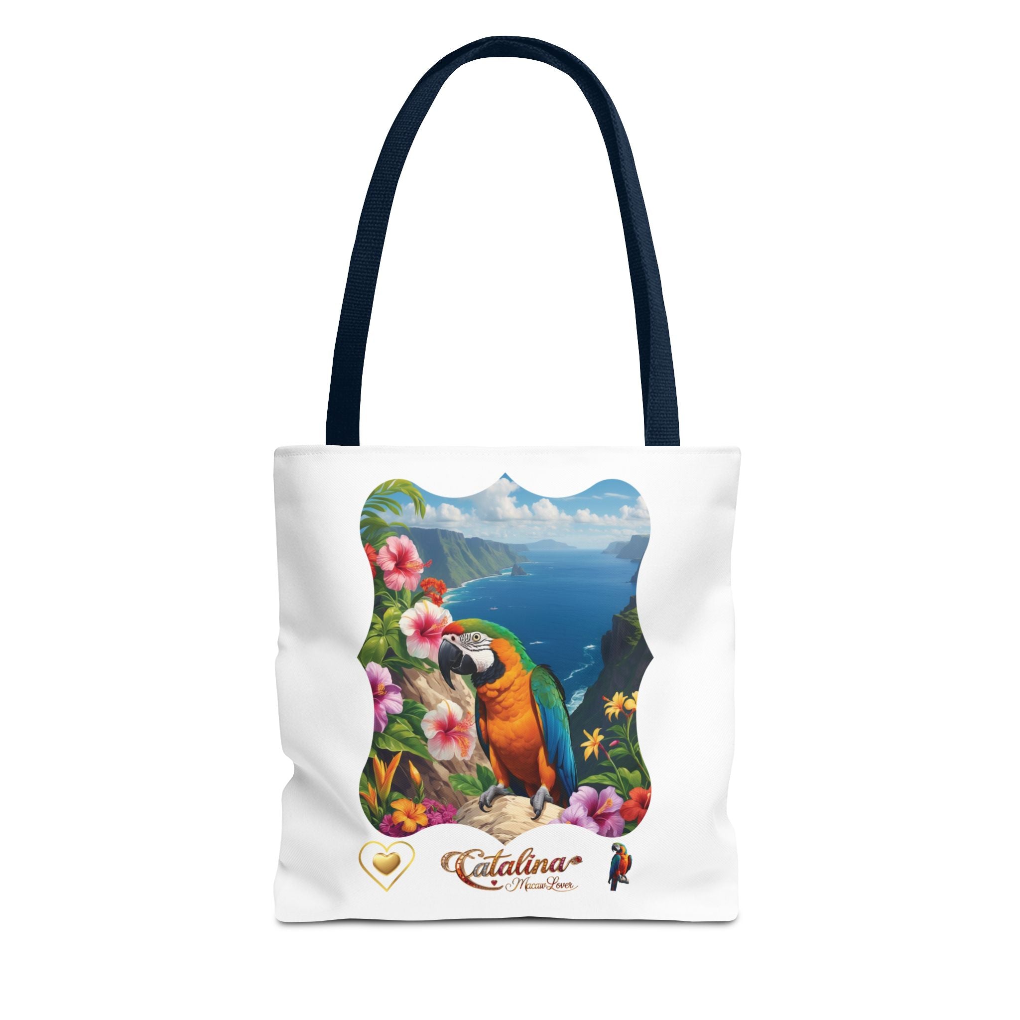 Catalina Macaw Lover Floral Tote Bag