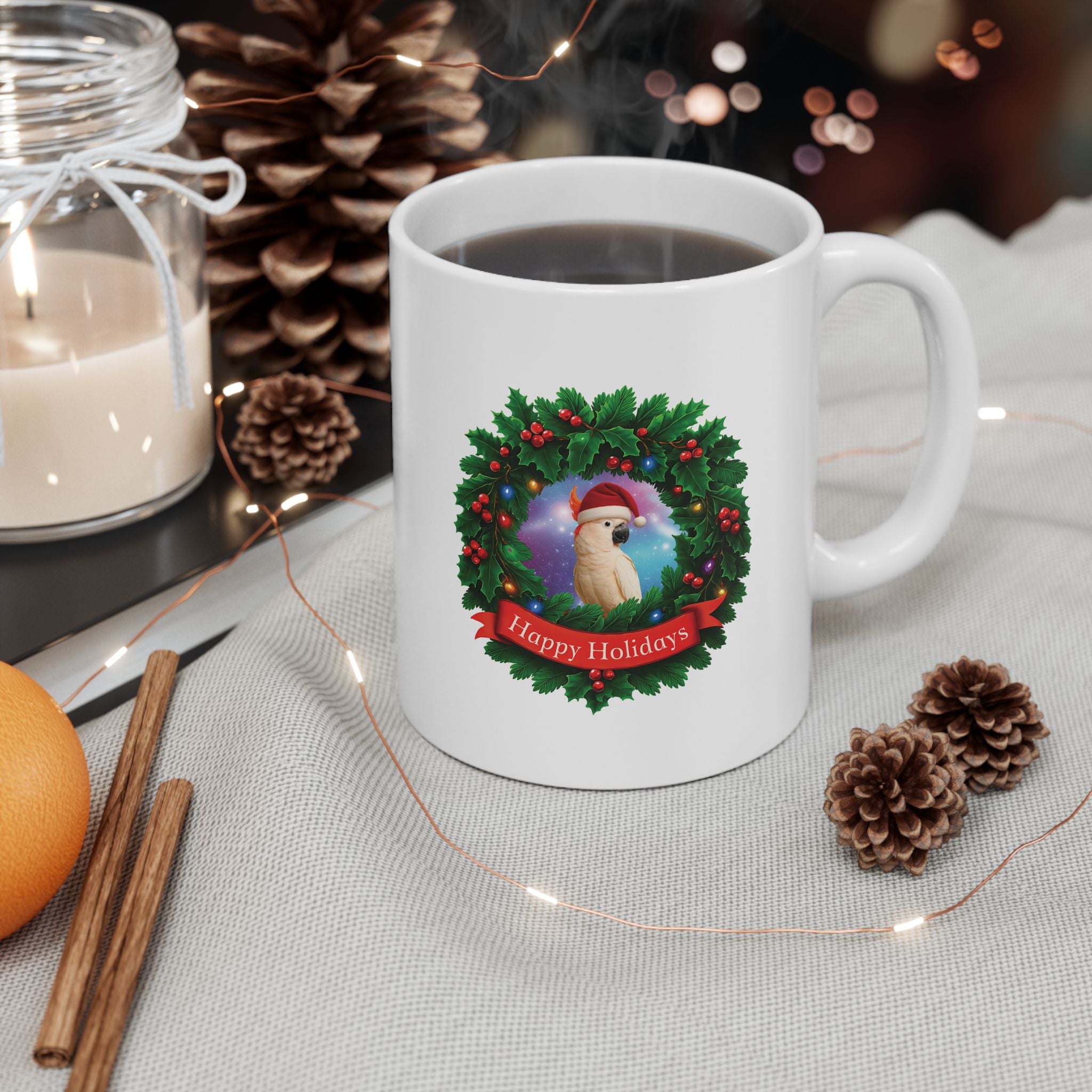 Happy Holidays Moluccan Mug