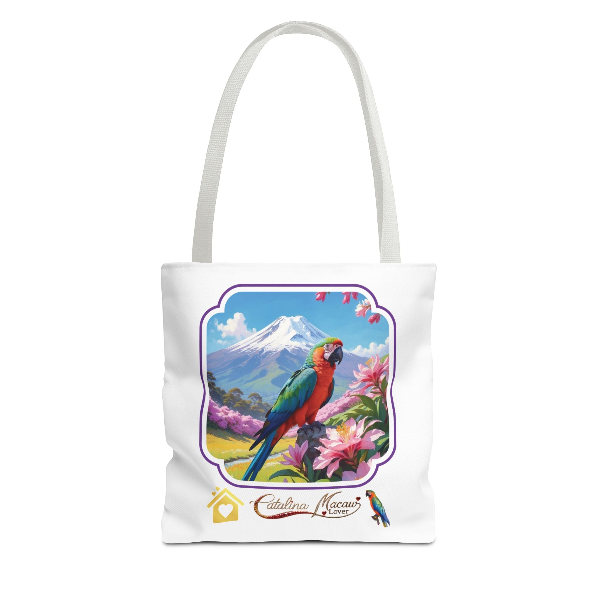 Catalina Macaw Lover Floral Tote Bag