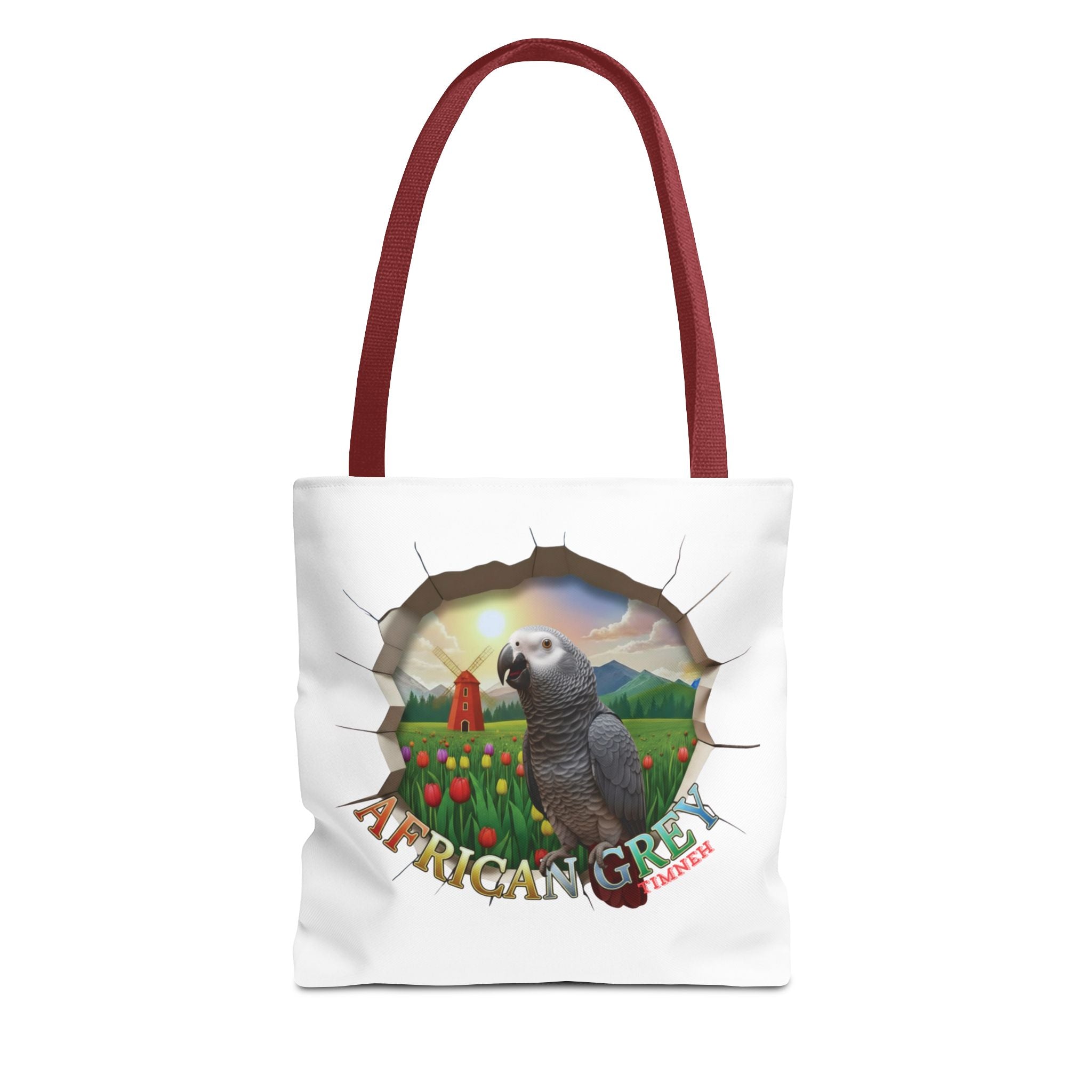 African Grey Timneh Parrot Tote Bag