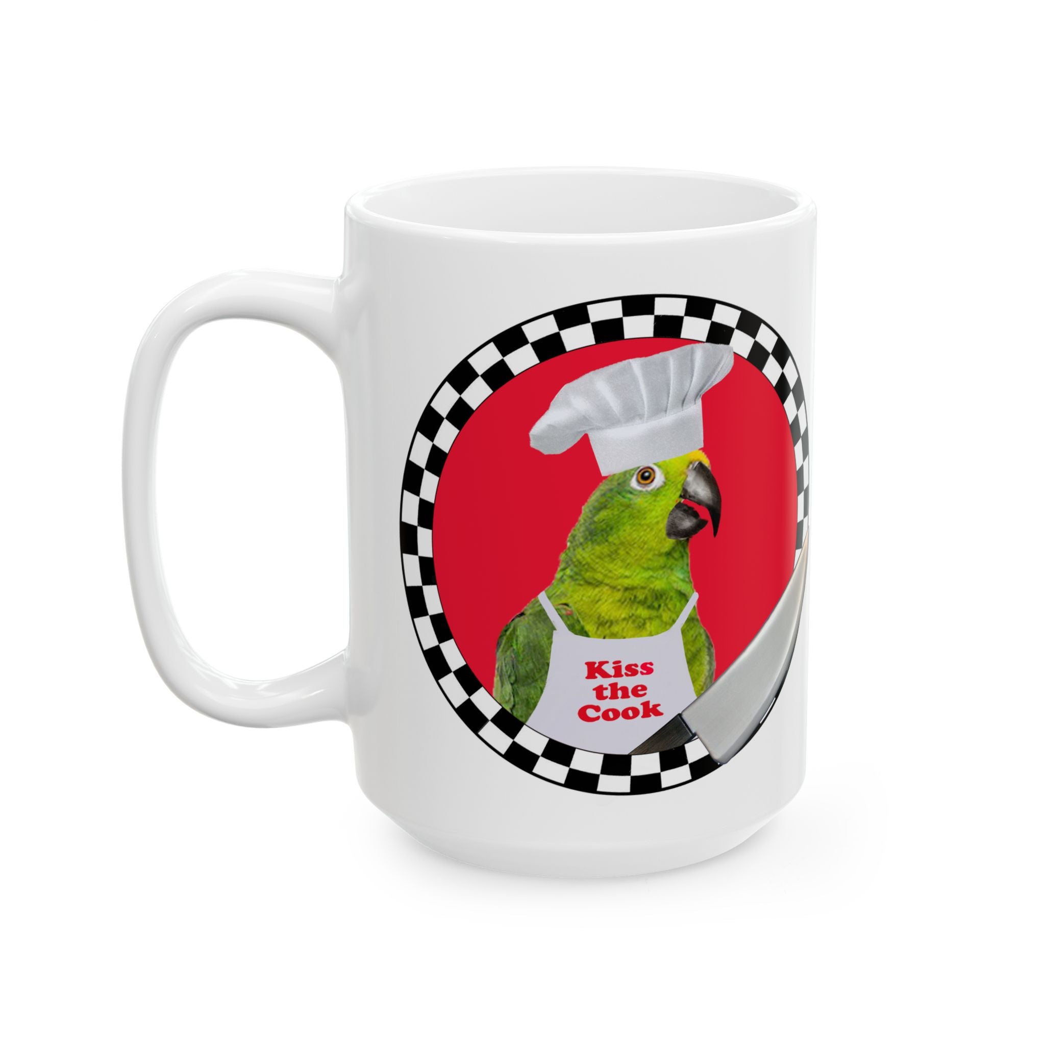 Kiss The Cook Amazon Mug