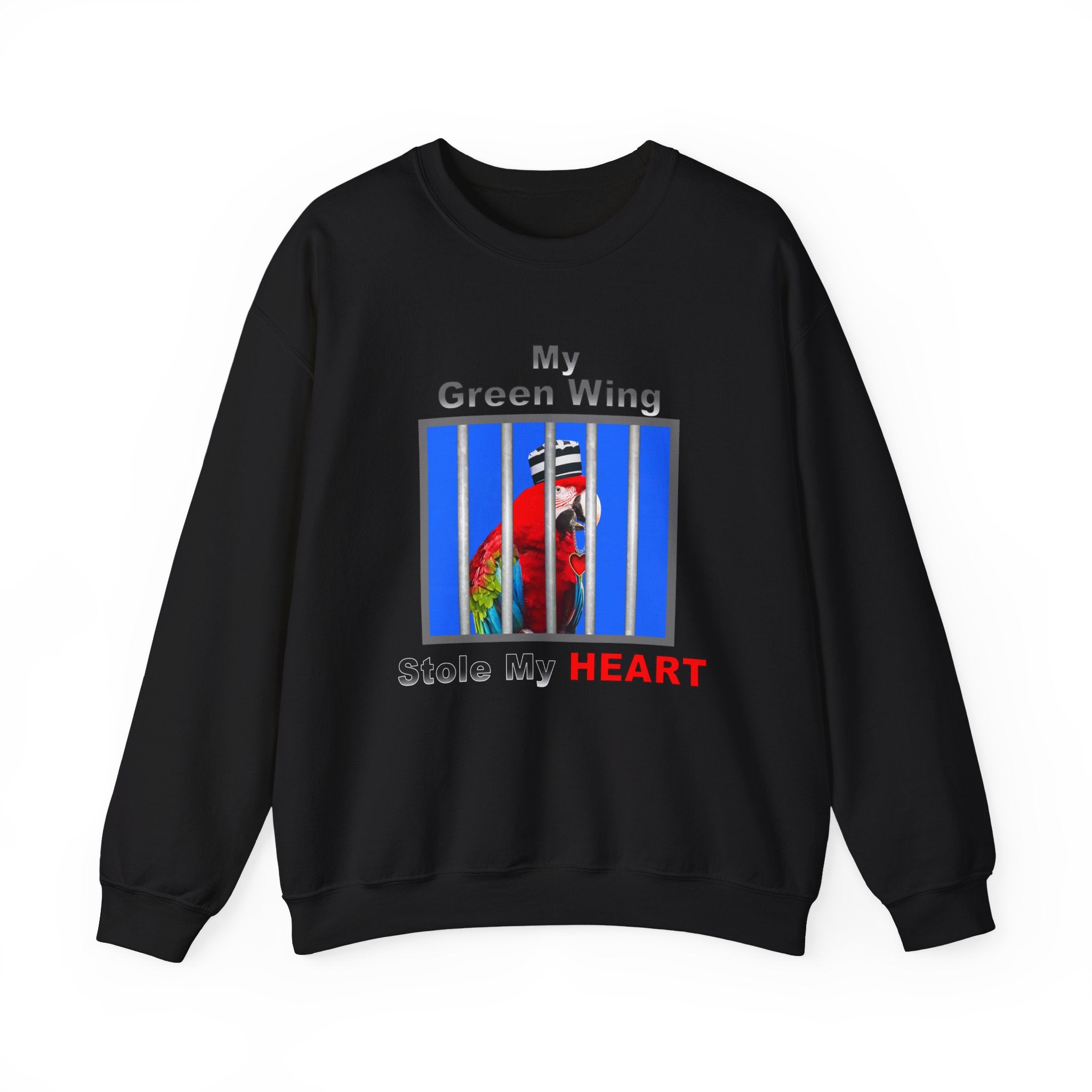 My Green Winged Stole My Heart Sweatshirt