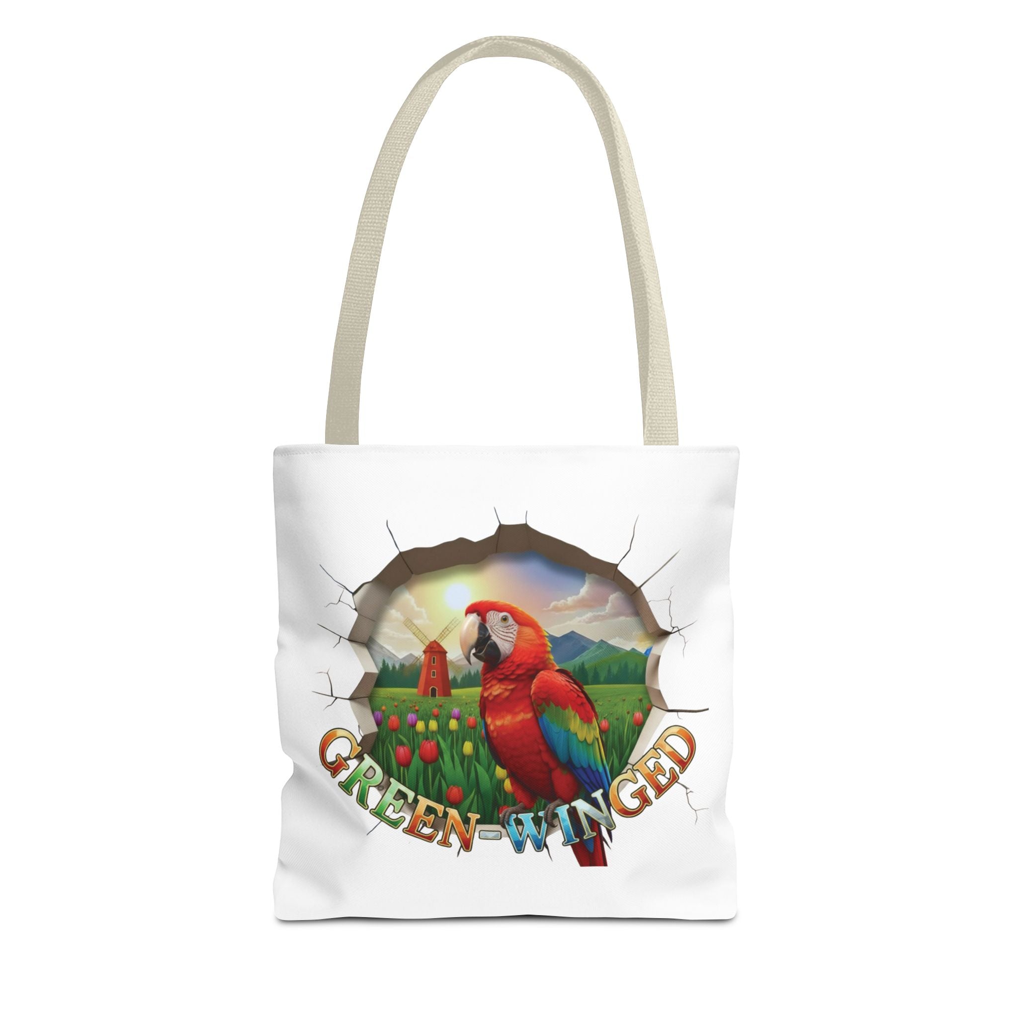 Green-Winged Macaw Breakthrough Tote Bag