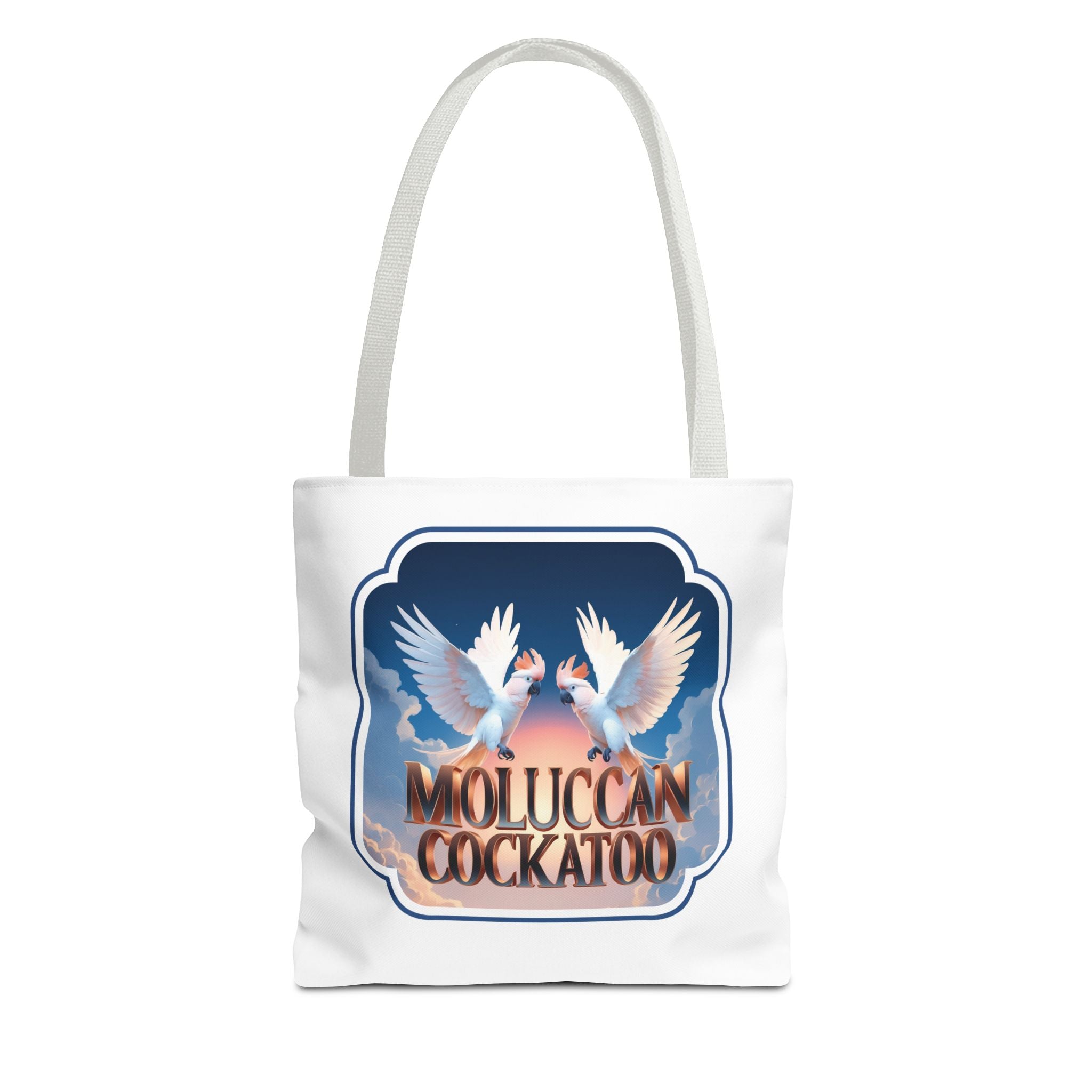 Moluccan Cockatoo Flying Tote Bag