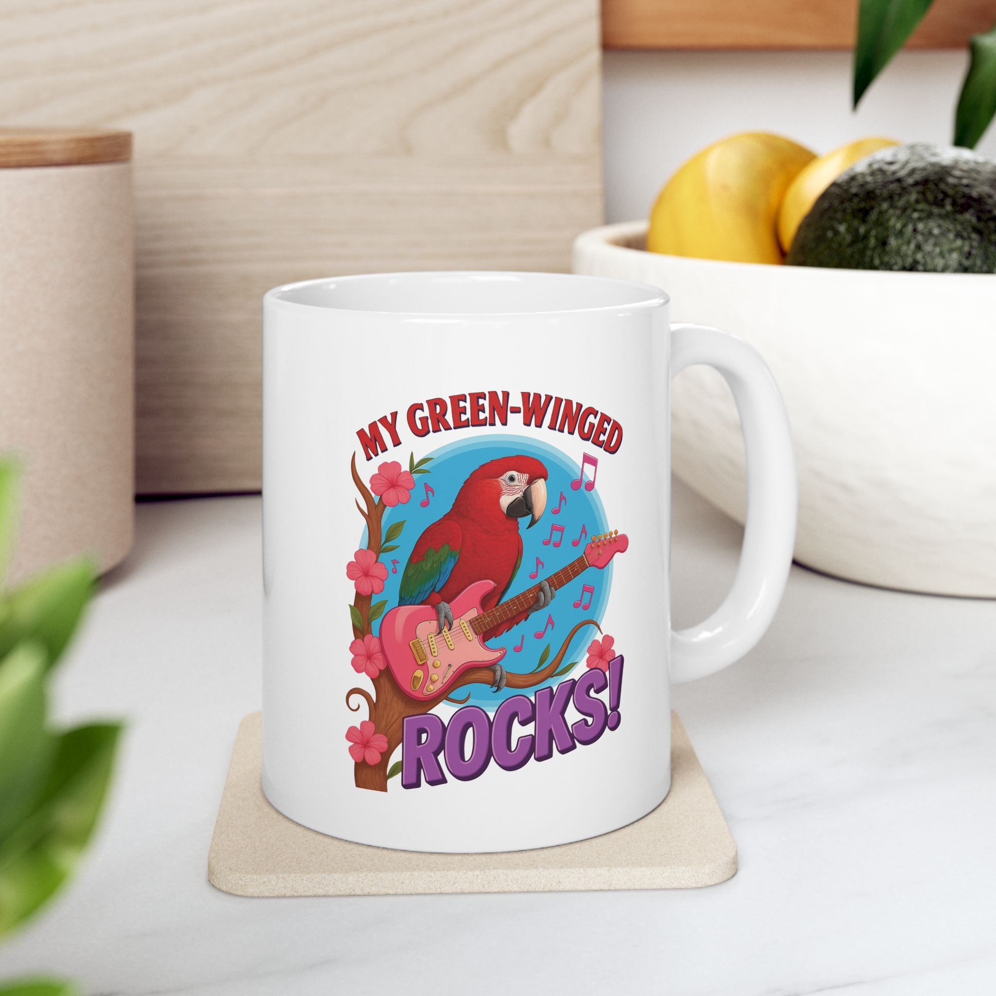 My Green-Winged Rocks Mug