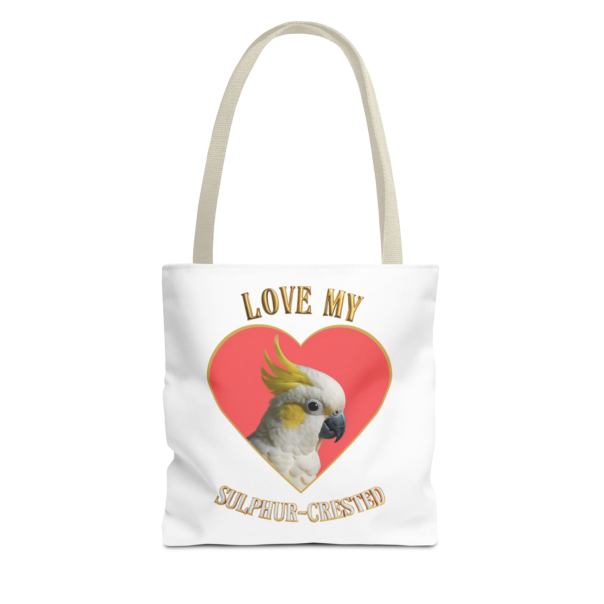 Love My Sulphur-Crested Heart Tote Bag