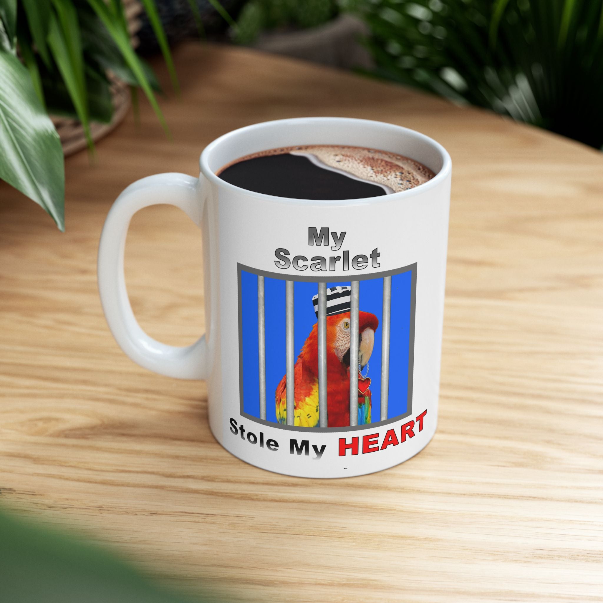 My Red Scarlet Stole My Heart Mug