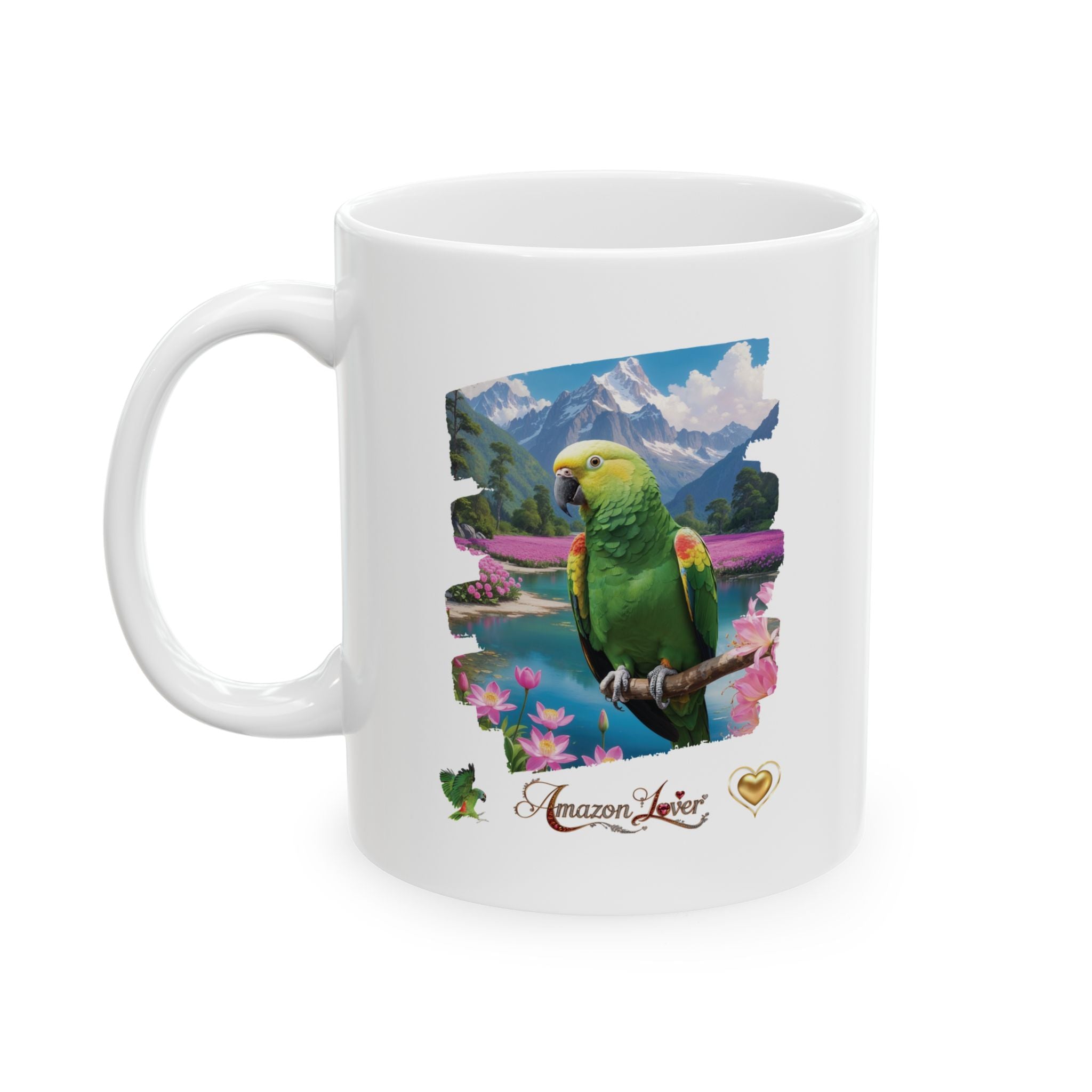 Amazon Lover Floral Lake Mug