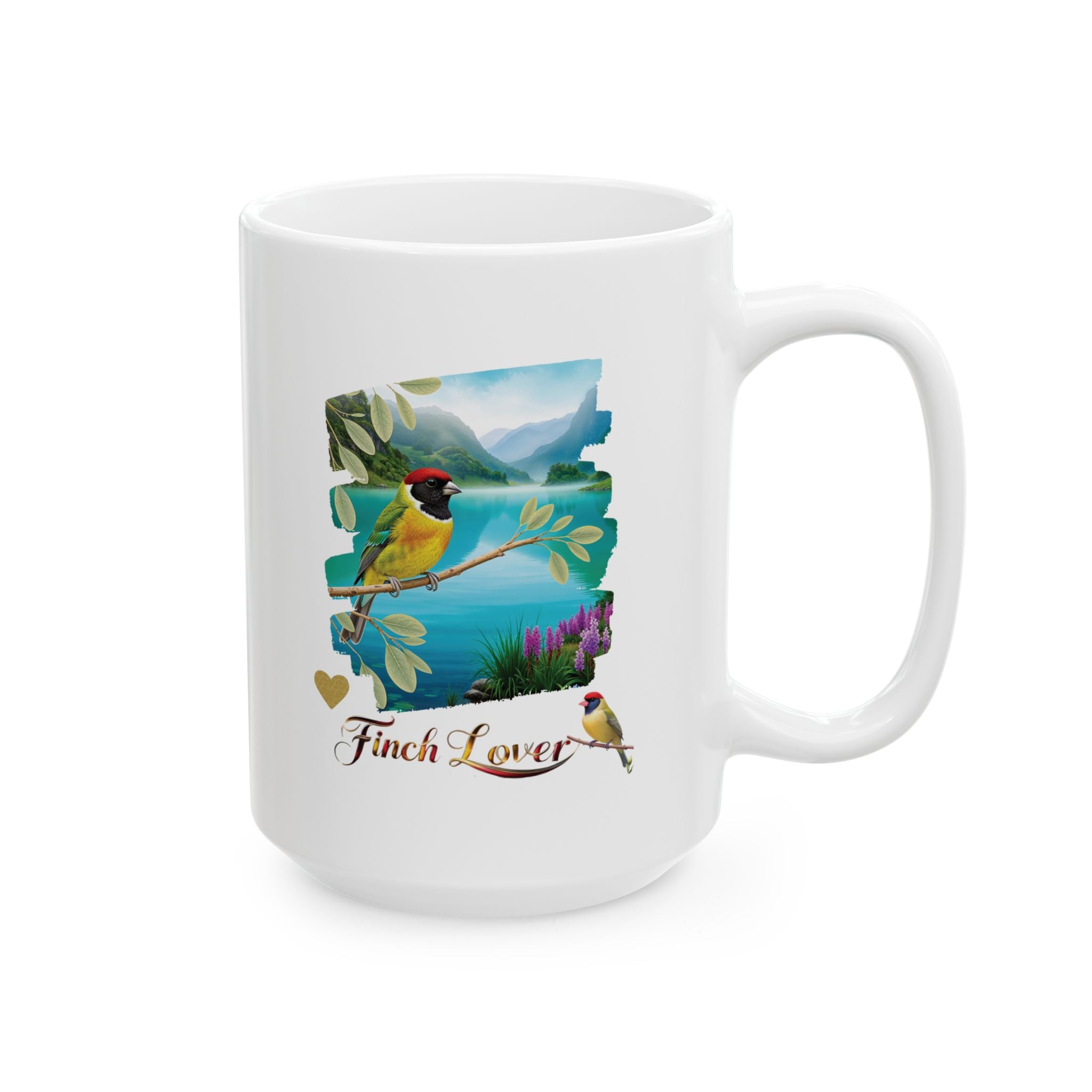 Finch Lover Nature Scenic Mug