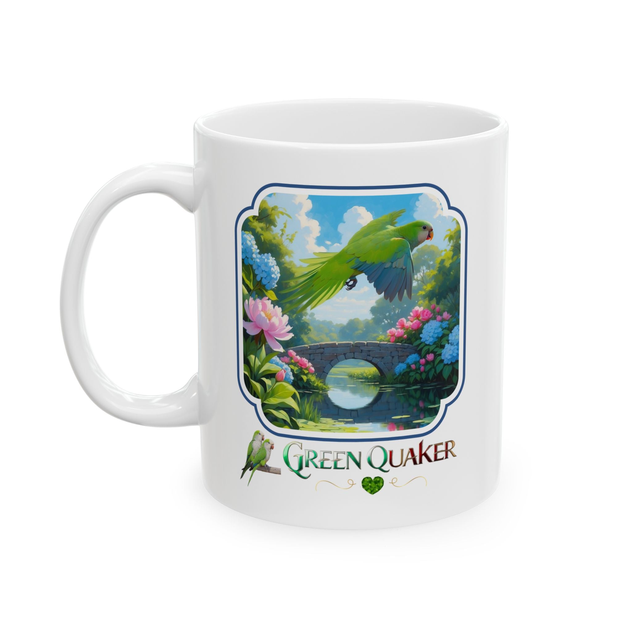 Green Quaker Bridge Scenic Mug
