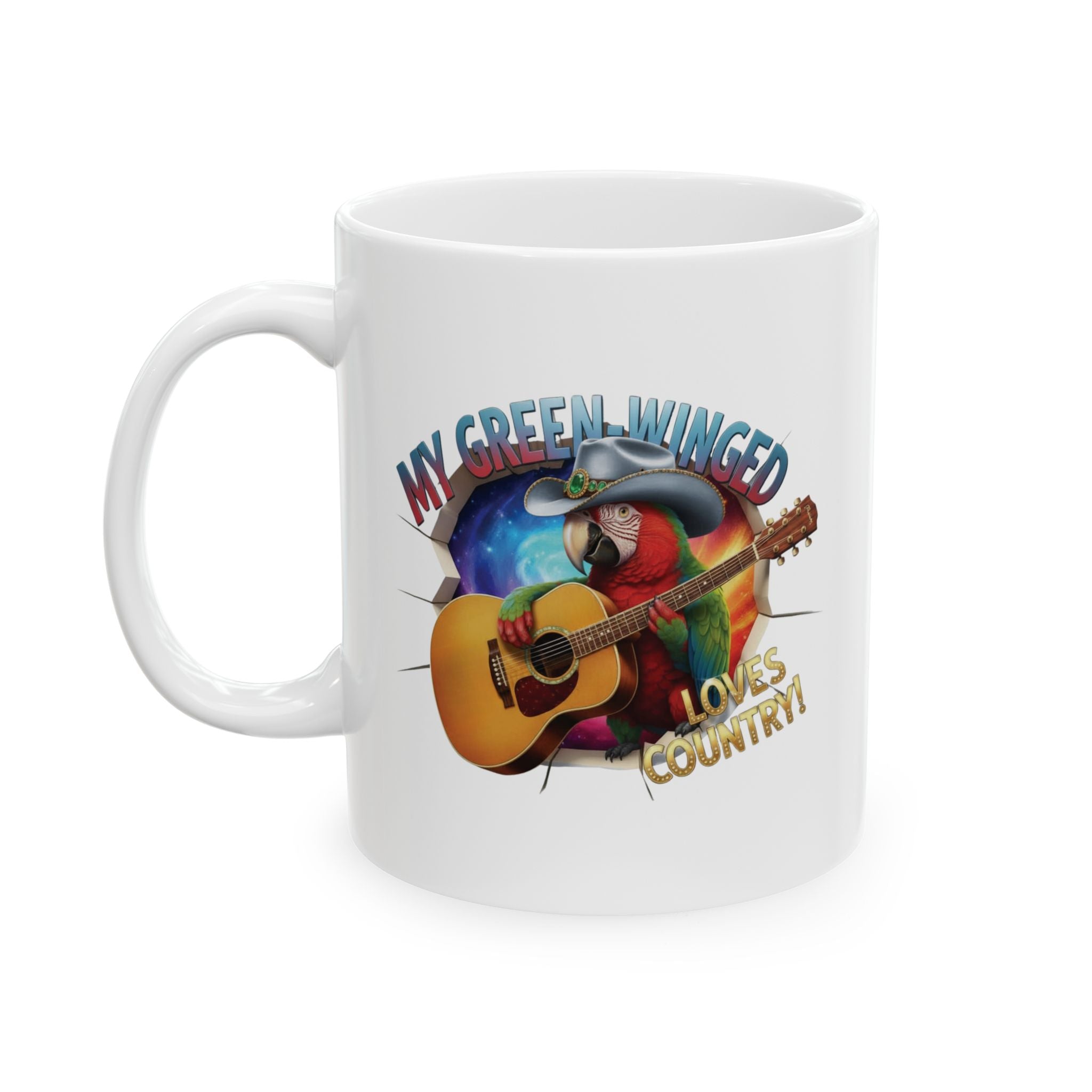 Green Winged Macaw Breakthrough Mug