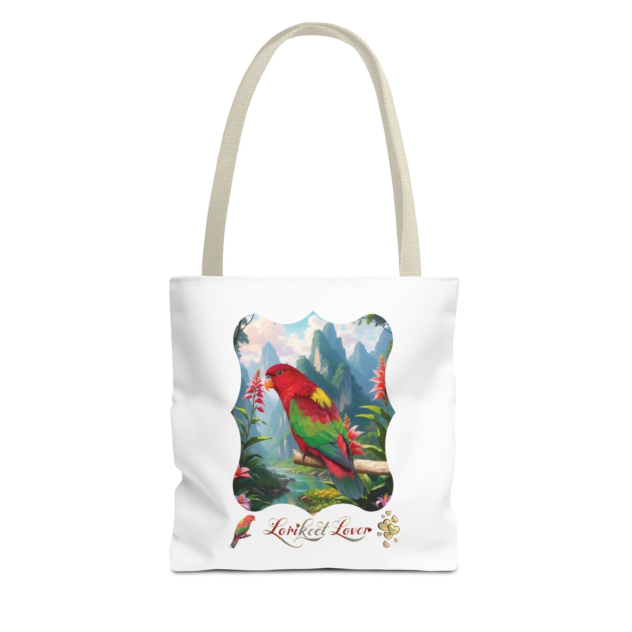 Lorikeet Lover Mountain Scenic Tote Bag