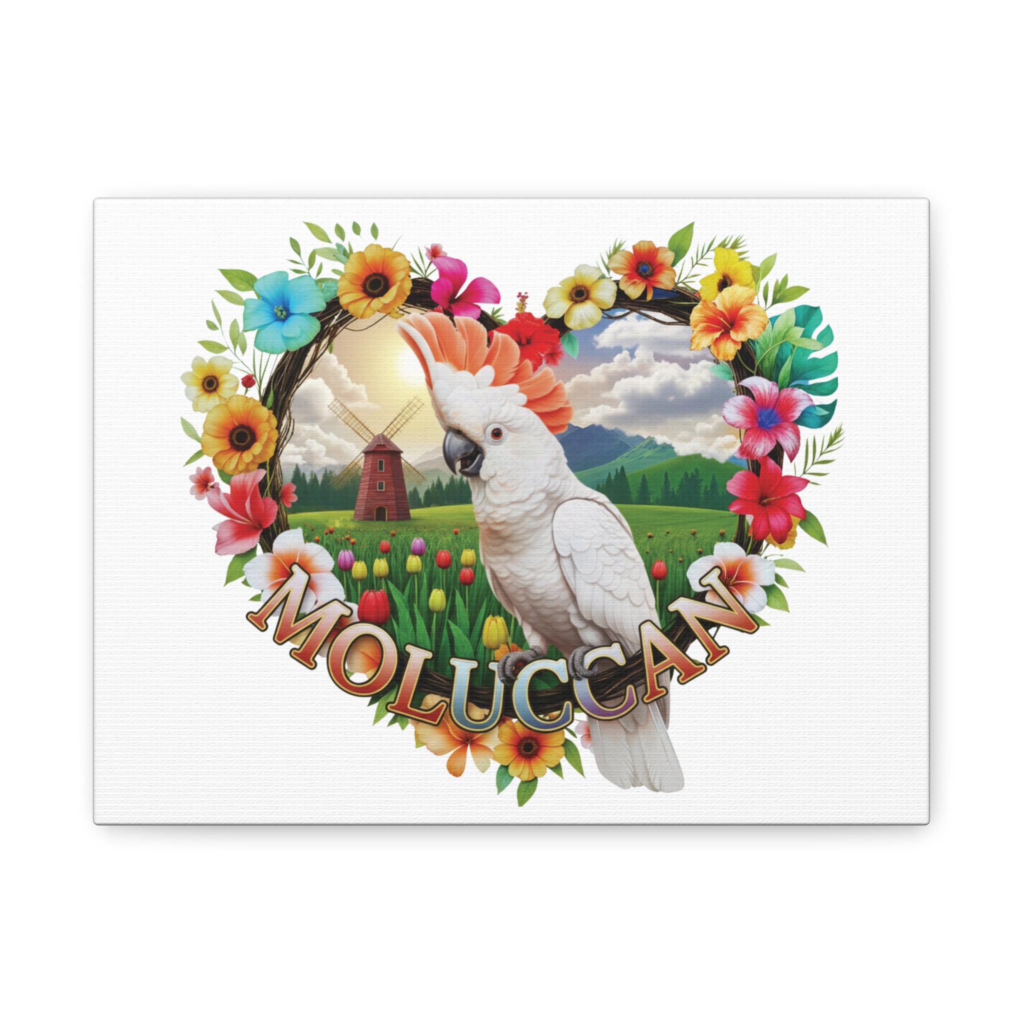 Moluccan Garden Scene Wall-Hanging