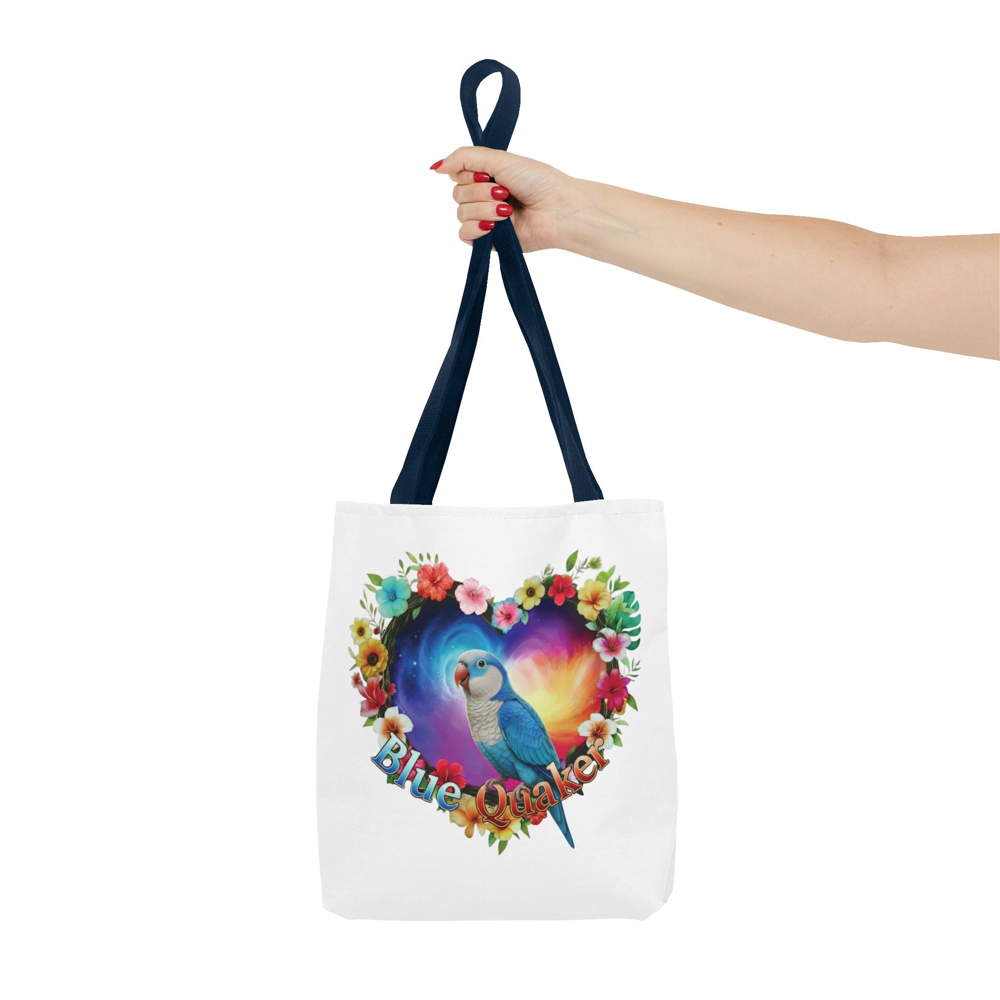 Blue Quaker Bird Tote Bag