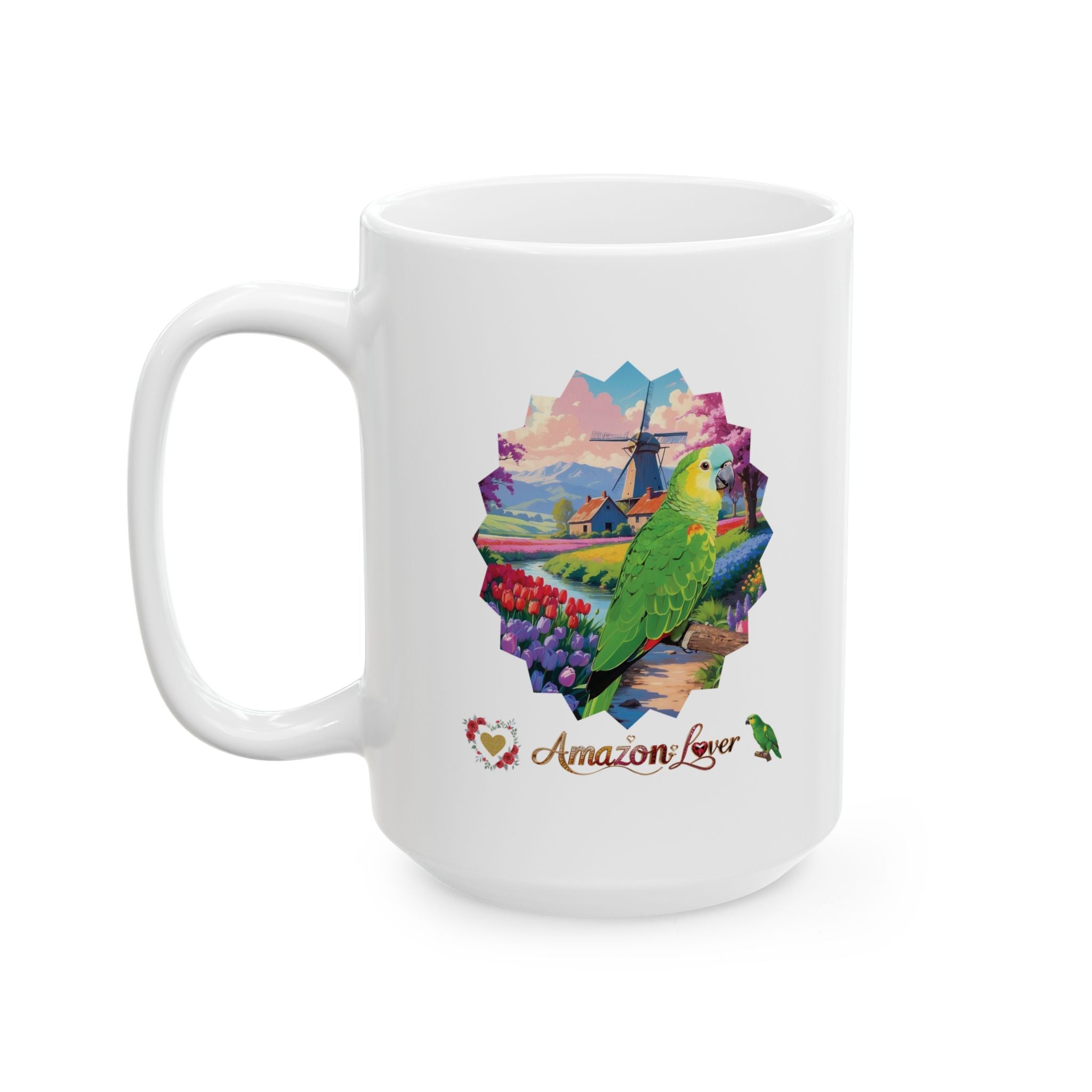 Amazon Lover Floral Scenic Mug
