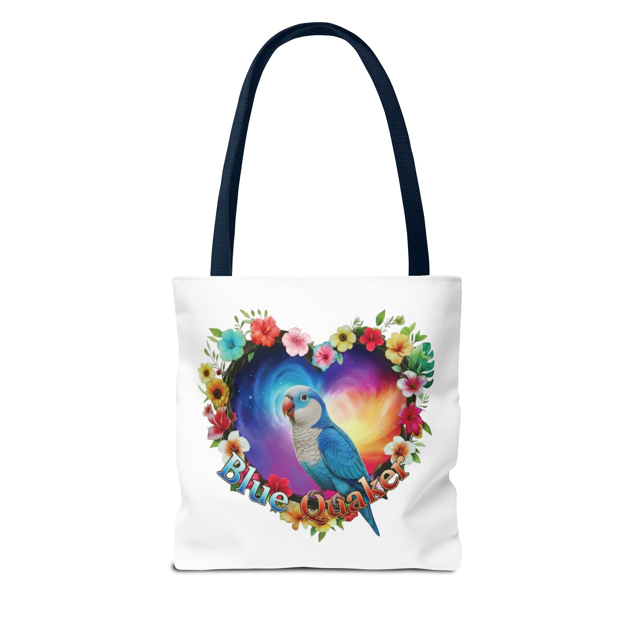 Blue Quaker Bird Tote Bag