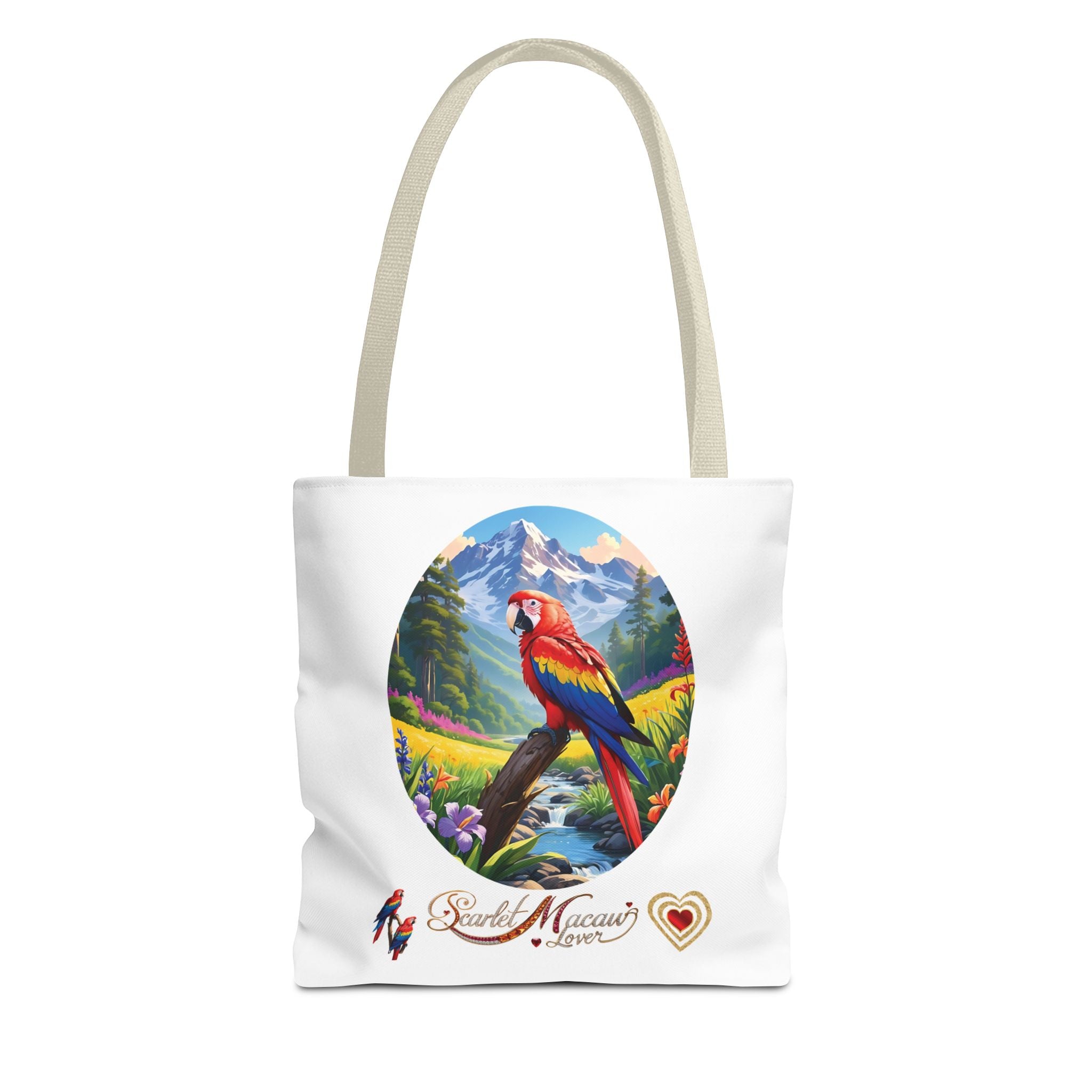 Scarlet Macaw Lover Valley Tote Bag