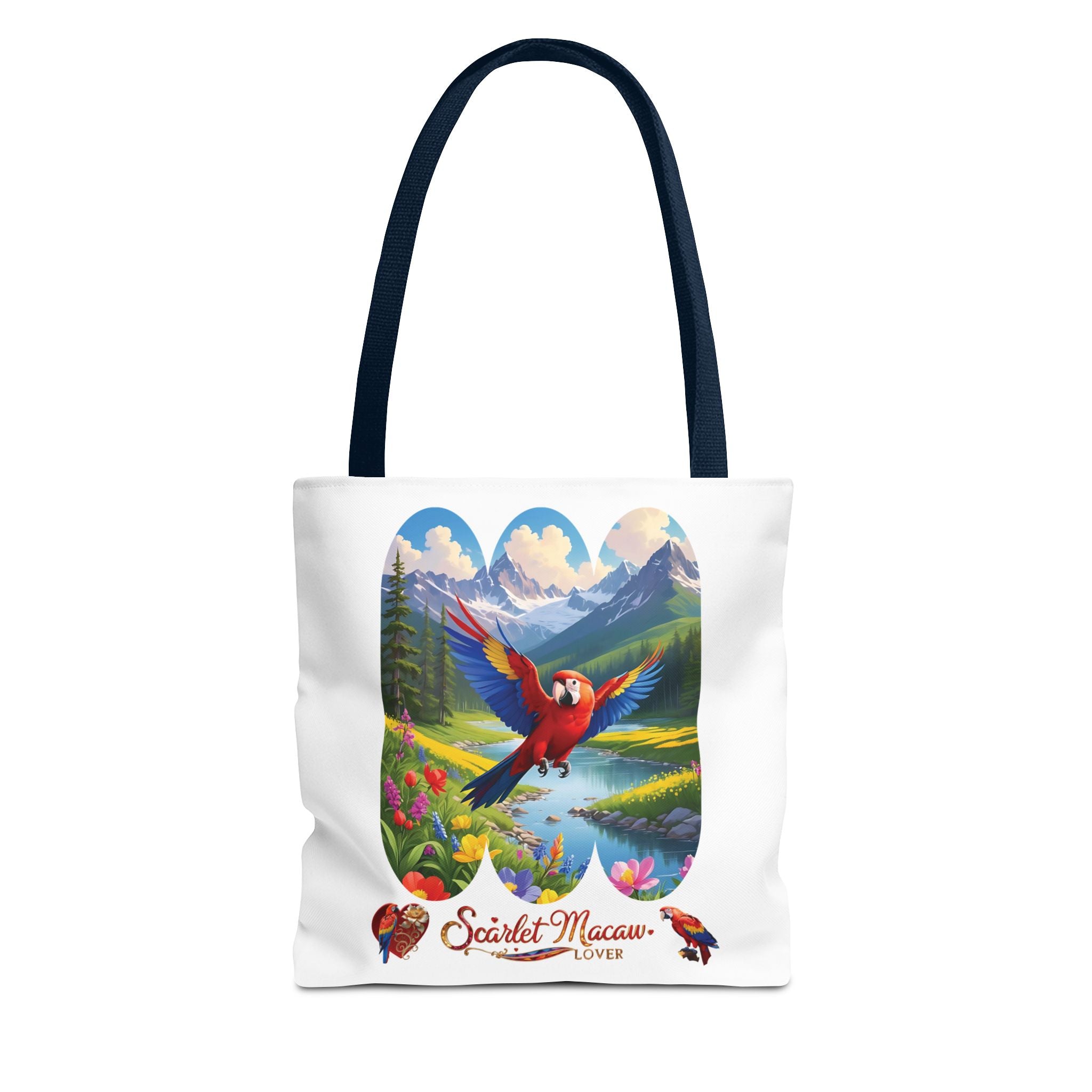 Scarlet Macaw Lover Nature Tote Bag