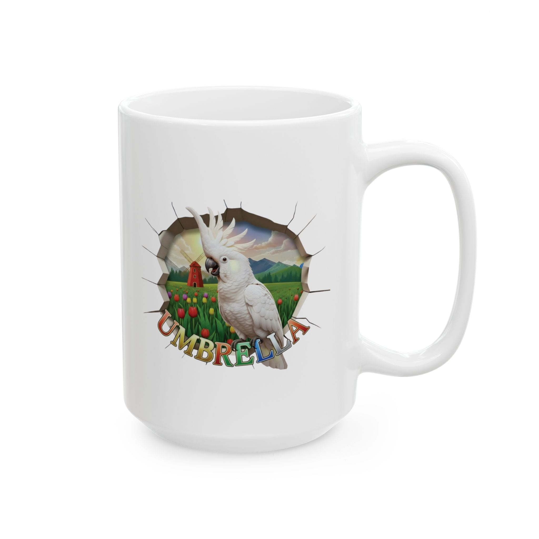 Umbrella Tulip Field Mug