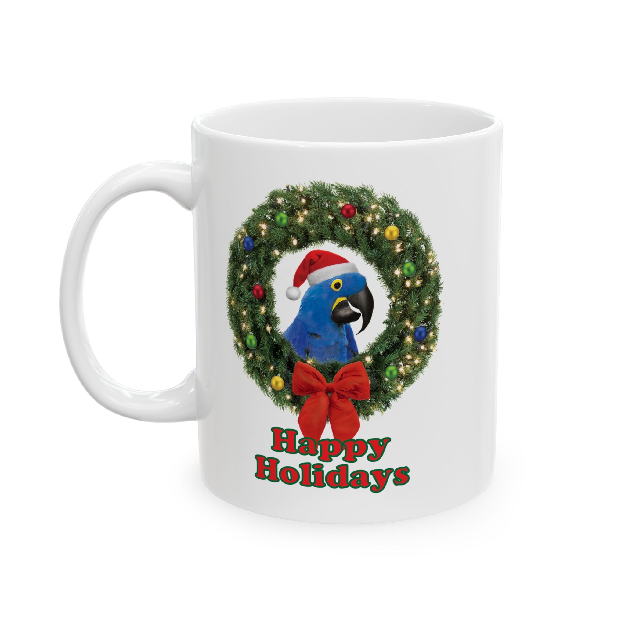 Happy Christmas Holidays Hyacinth Mug