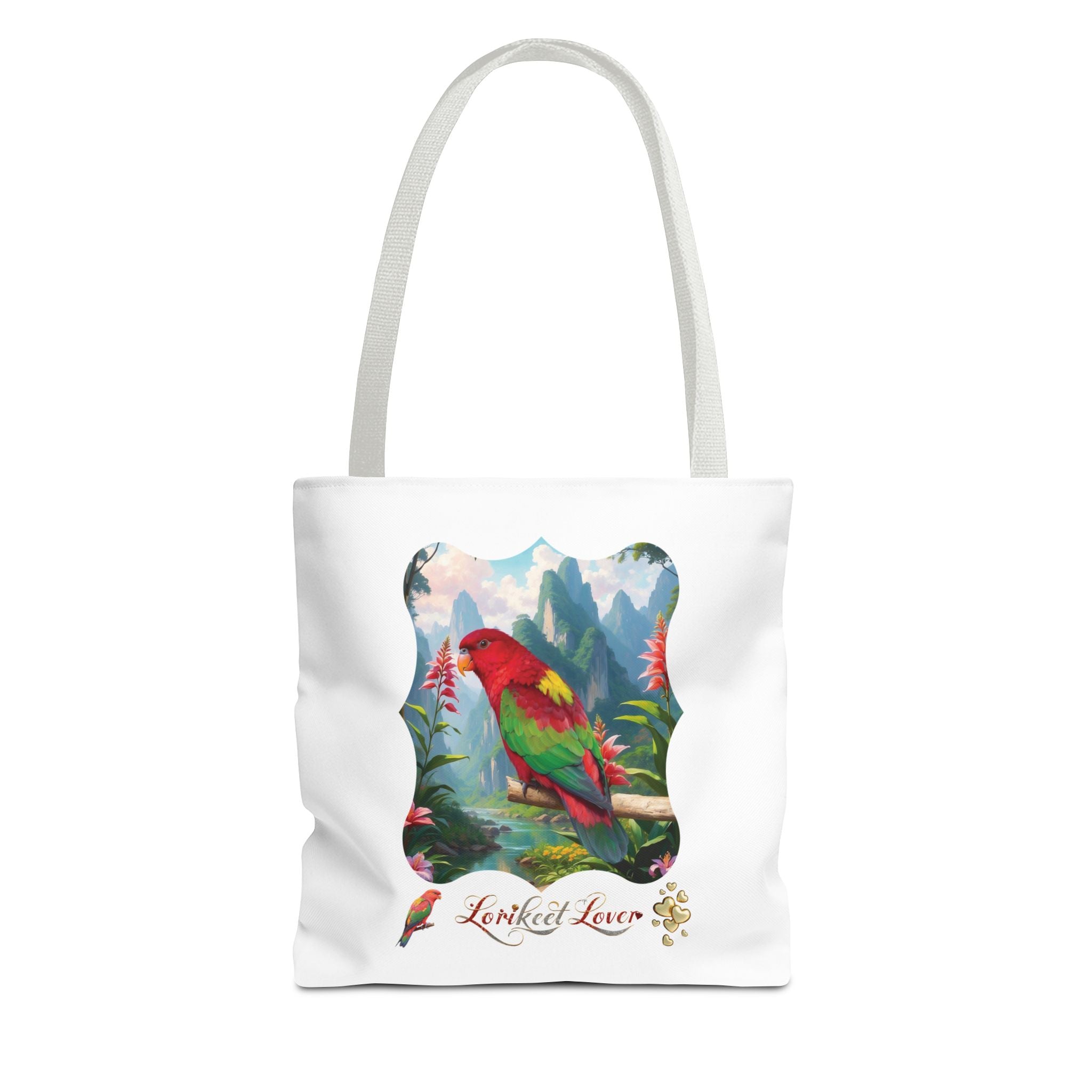 Lorikeet Lover Mountain Scenic Tote Bag
