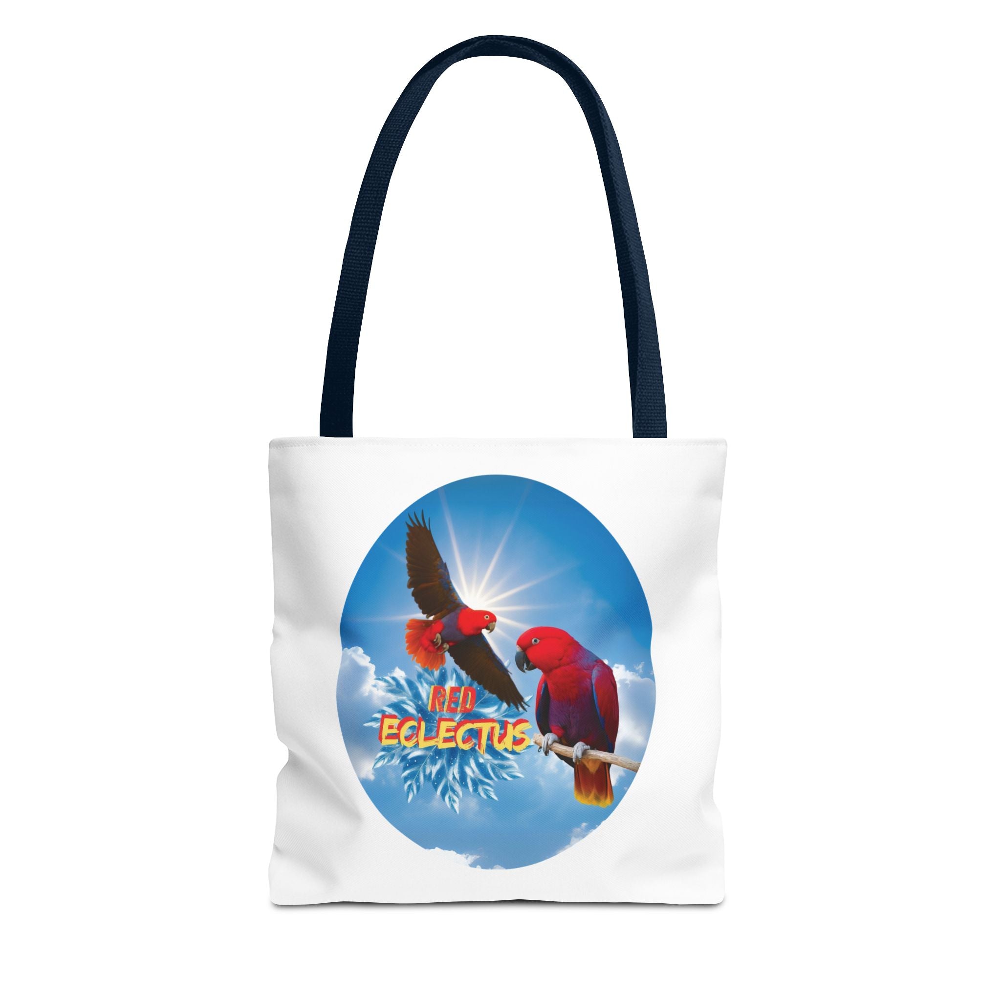Red Eclectus Parrot Tote Bag