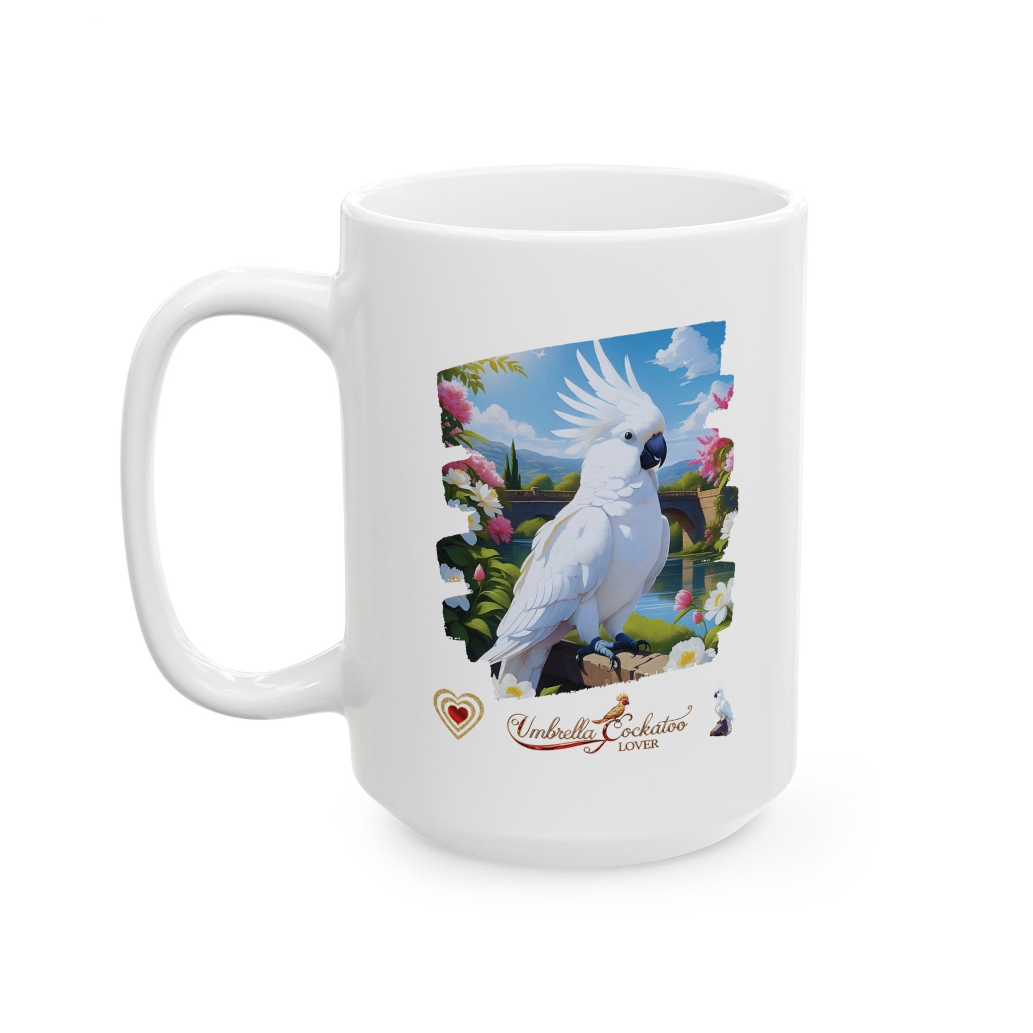 White Umbrella Cockatoo Lover Mug