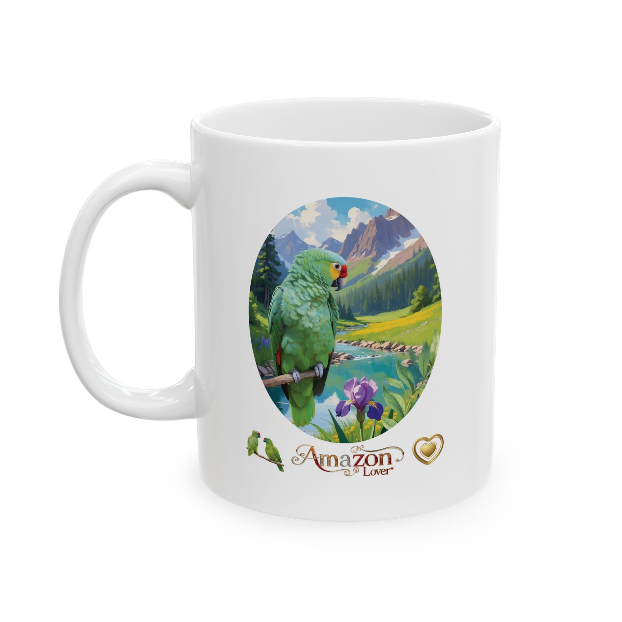 Amazon Lover Mountain Lake Mug