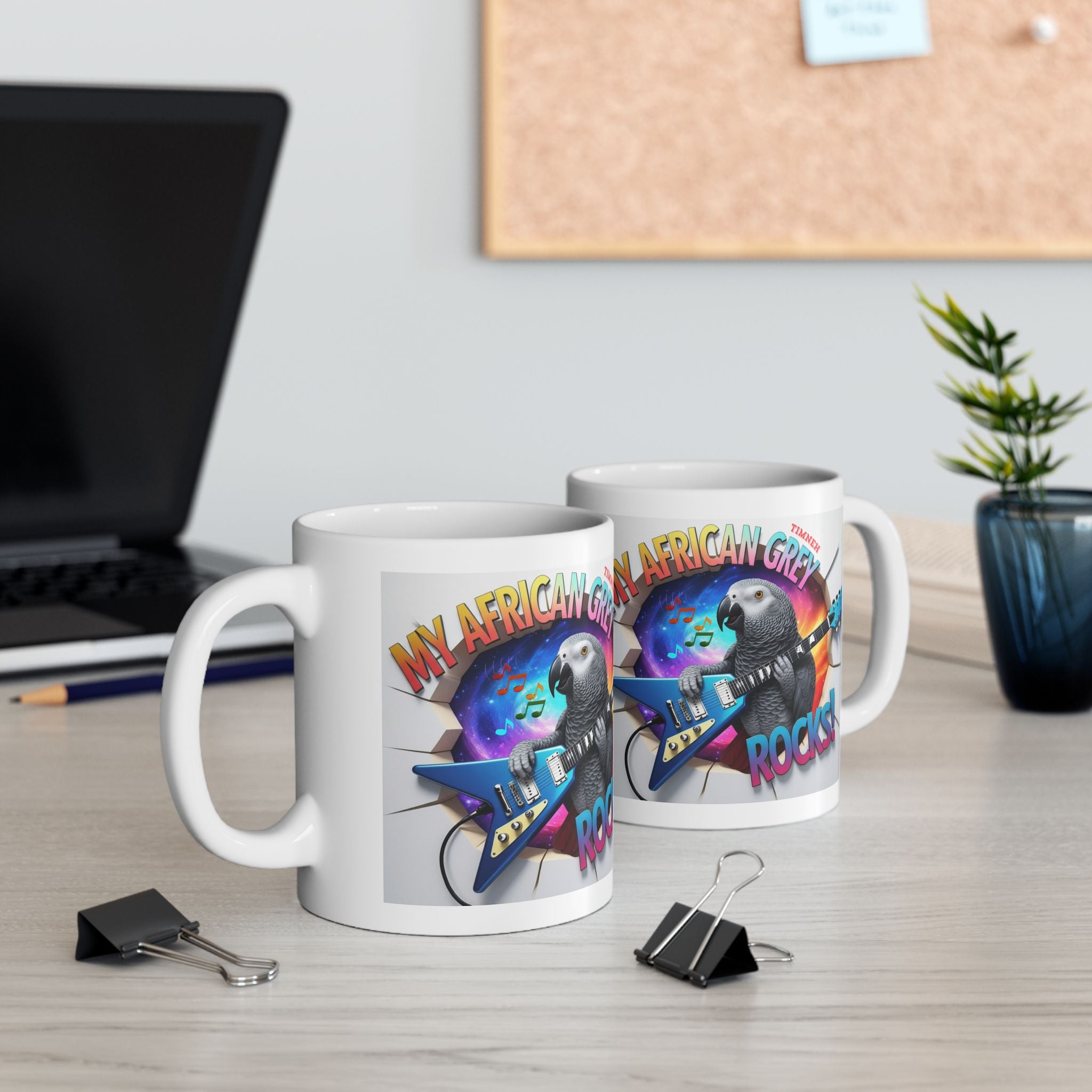 My African Grey Timneh Rocks Mug