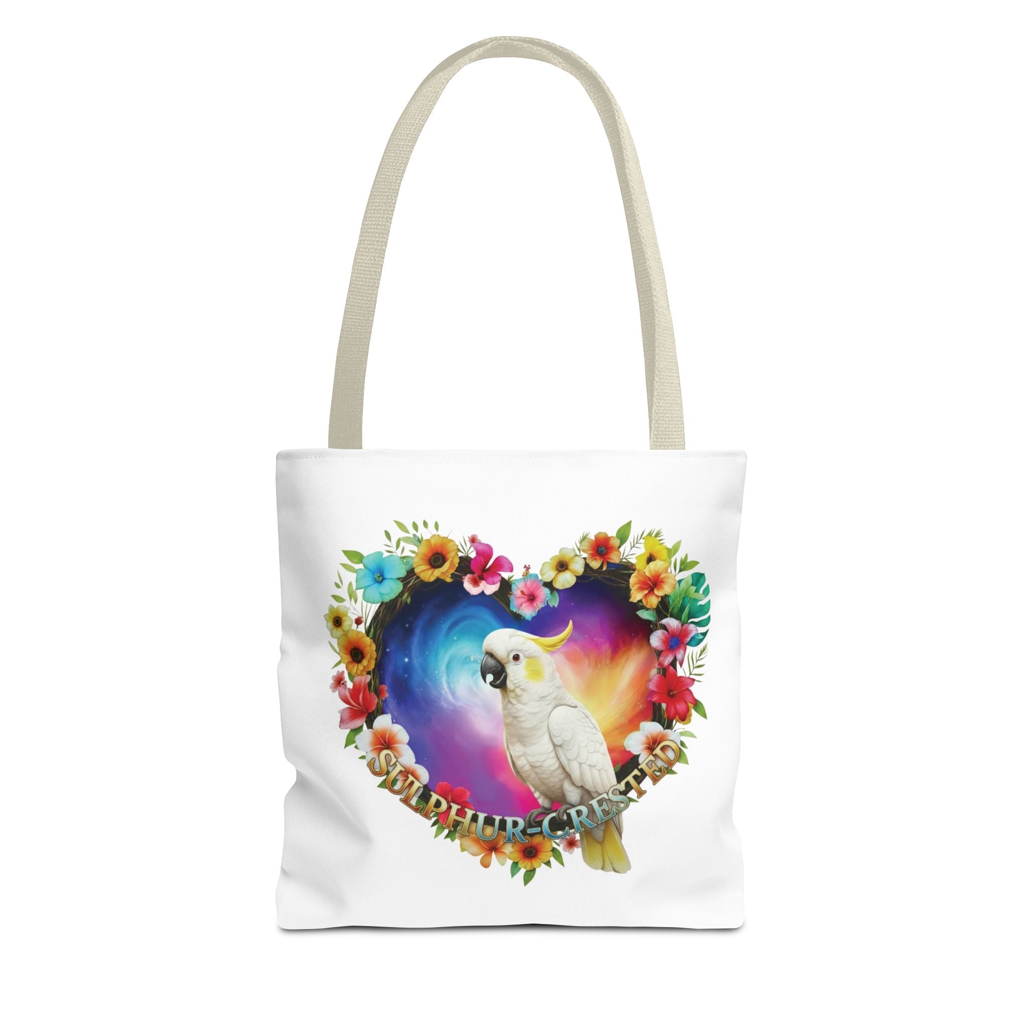 Sulphur Crested Floral Tote Bag