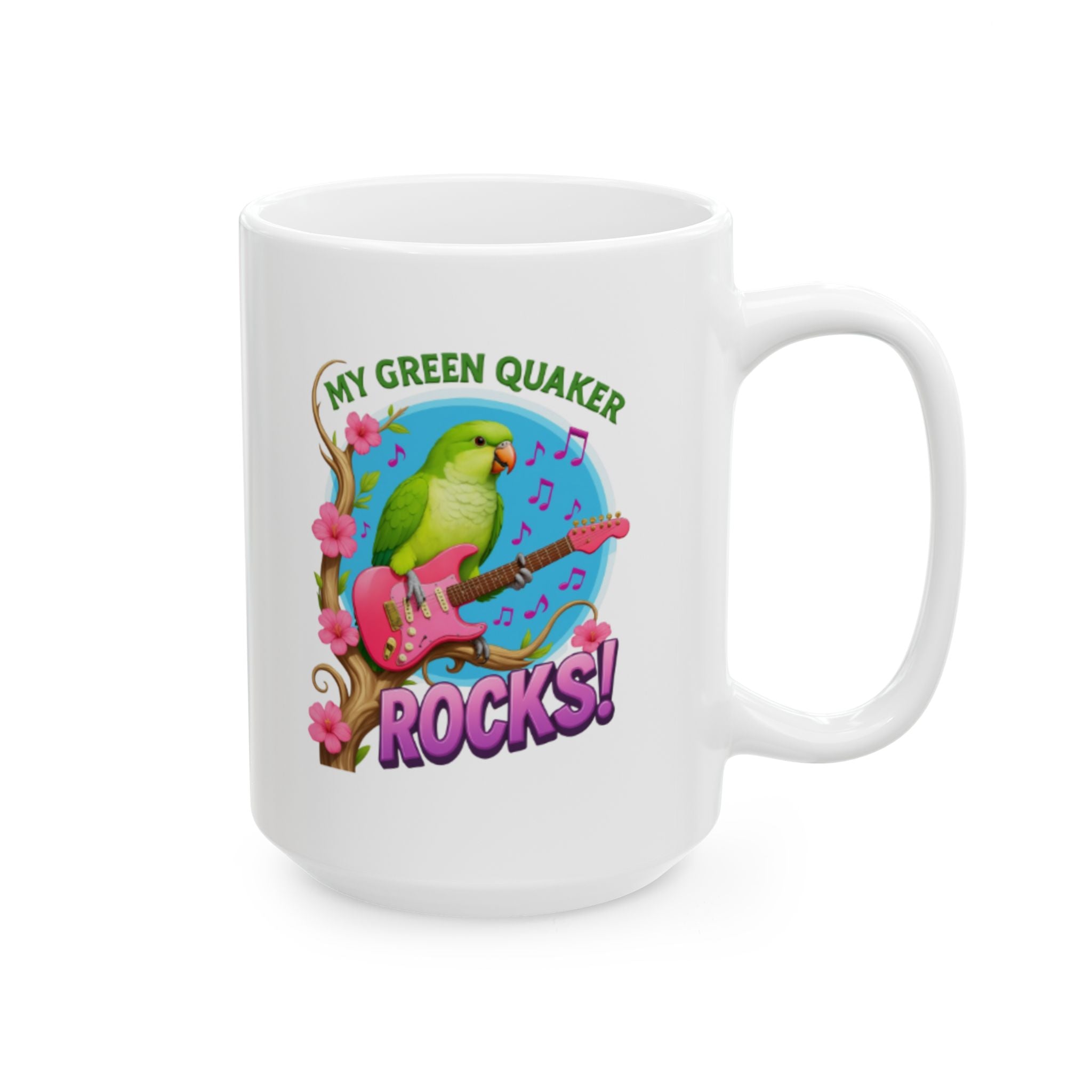 My Green Quaker Rocks Mug