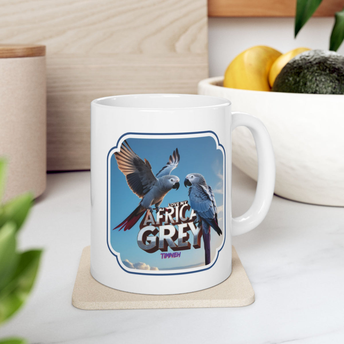 Love My African Grey Timneh Mug