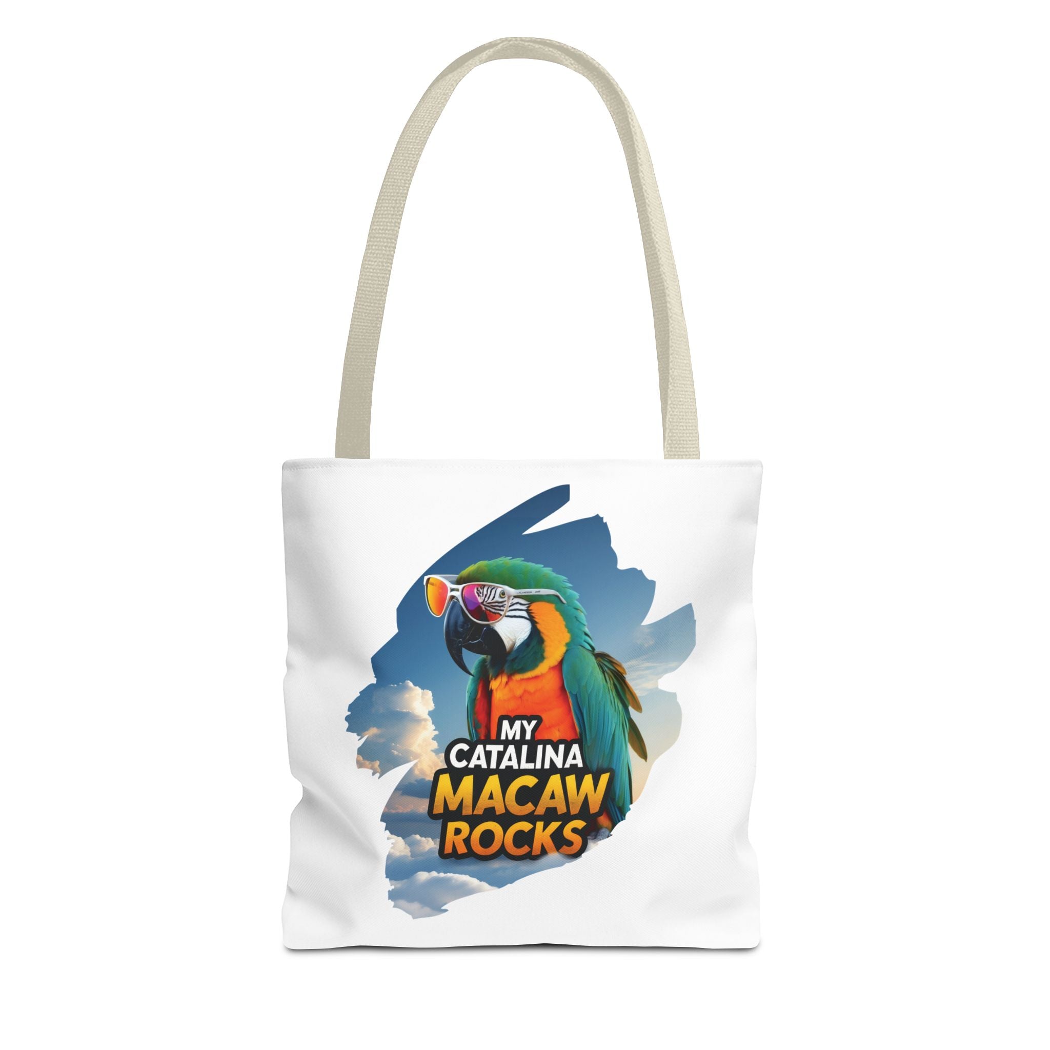 Catalina Macaw Rocks Tote Bag